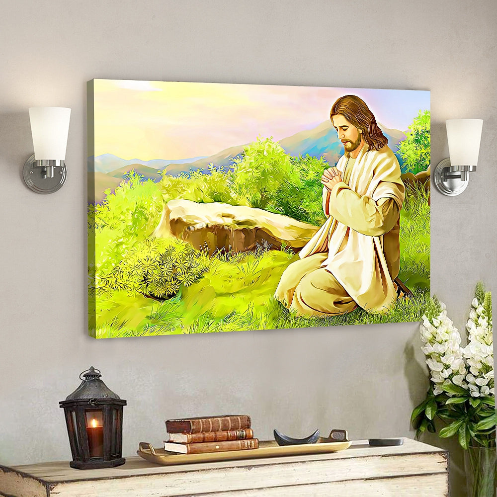 Jesus Canvas Wall Art 43 – Jesus Canvas Painting – Jesus Christ Poster – Jesus Poster – Bible Verse Canvas Wall Art – Scripture Canvas