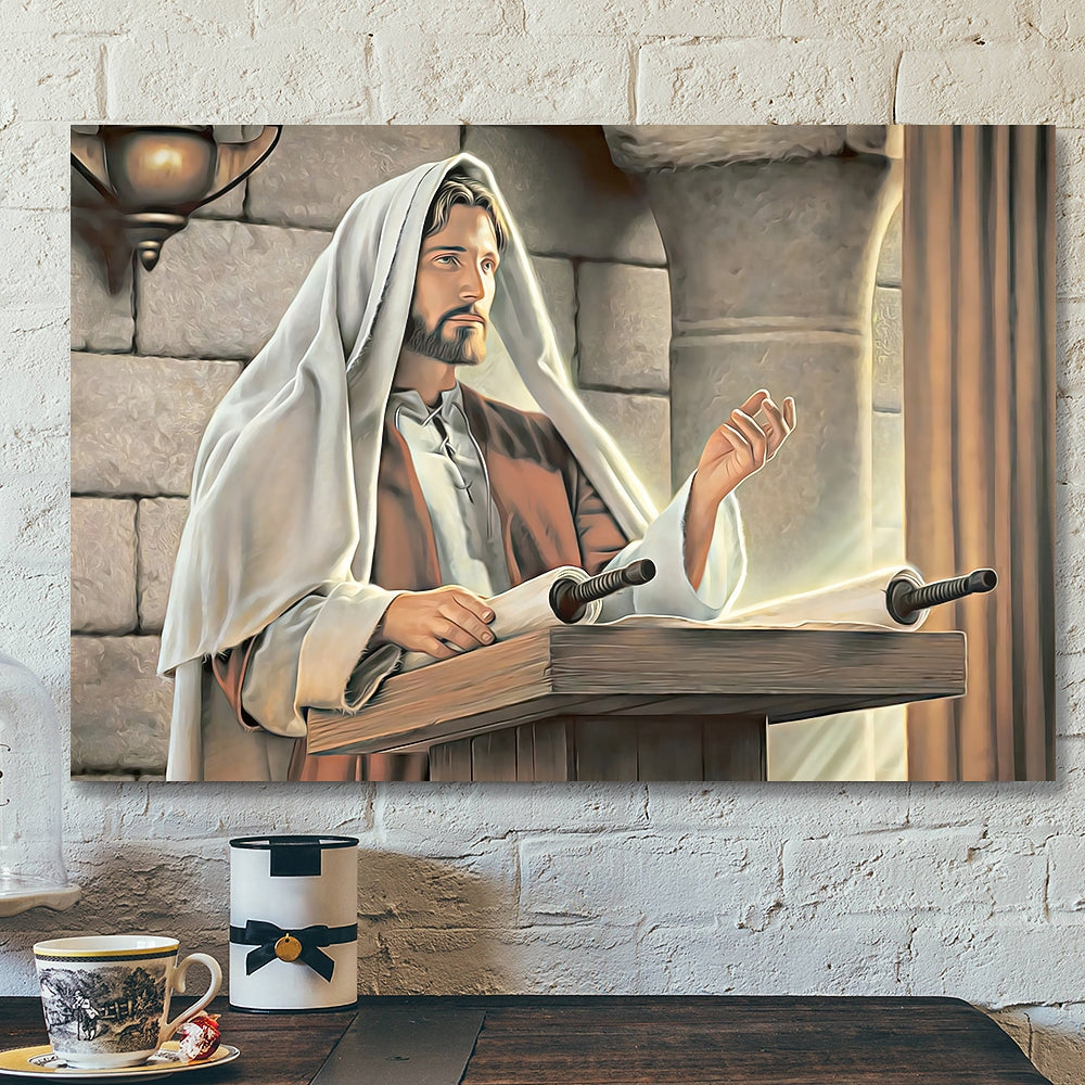 Jesus Canvas Wall Art 44 – Jesus Canvas Painting – Jesus Christ Poster – Jesus Poster – Bible Verse Canvas Wall Art – Scripture Canvas