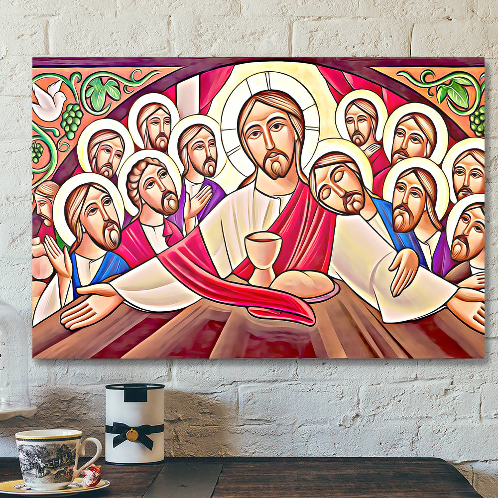 Jesus Canvas Wall Art – Christian Gift – Jesus Canvas Painting – Jesus Poster – Scripture Canvas