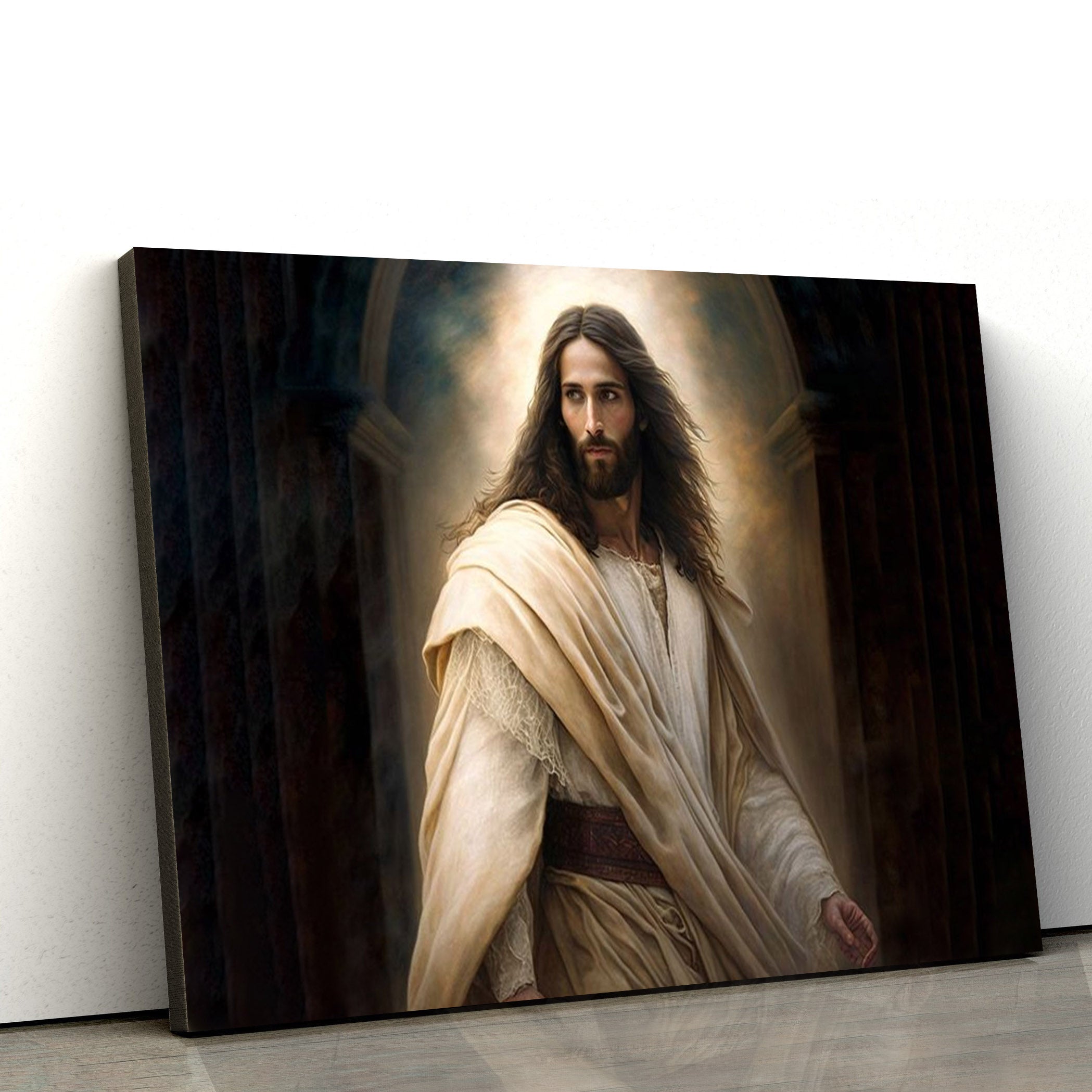 Jesus Christ Art Canvas Wall Art – Jesus Canvas Picture – Christian Canvas Art