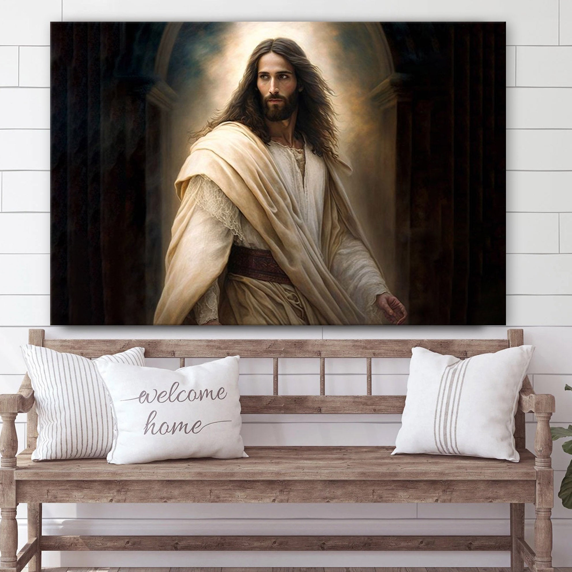 Jesus Christ Art Canvas Wall Art – Jesus Canvas Picture – Christian Canvas Art