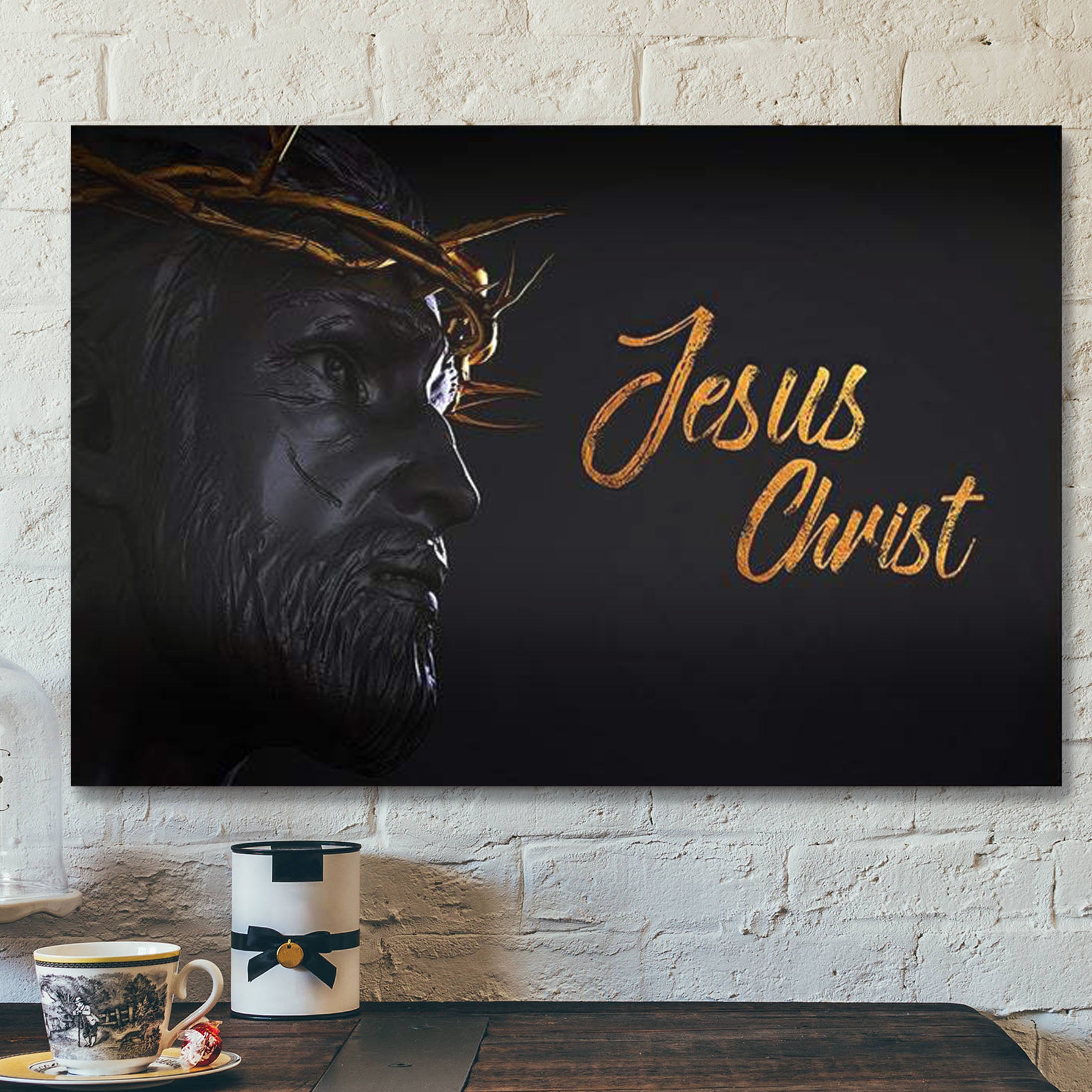 Jesus Christ – Bible Verse Canvas – Scripture Canvas Wall Art