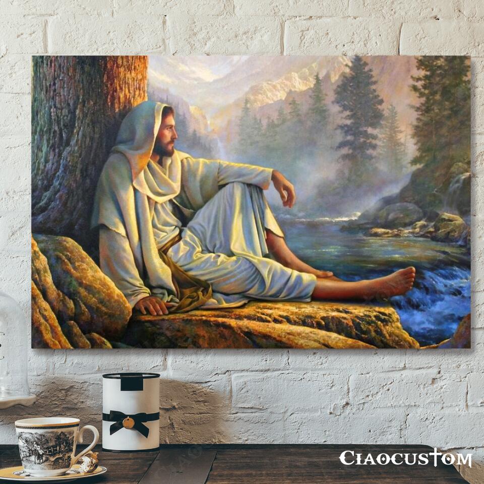 Jesus Christ Greg Olsen – Jesus Canvas Painting – Jesus Canvas Art – Jesus Poster – Jesus Canvas – Christian Gift