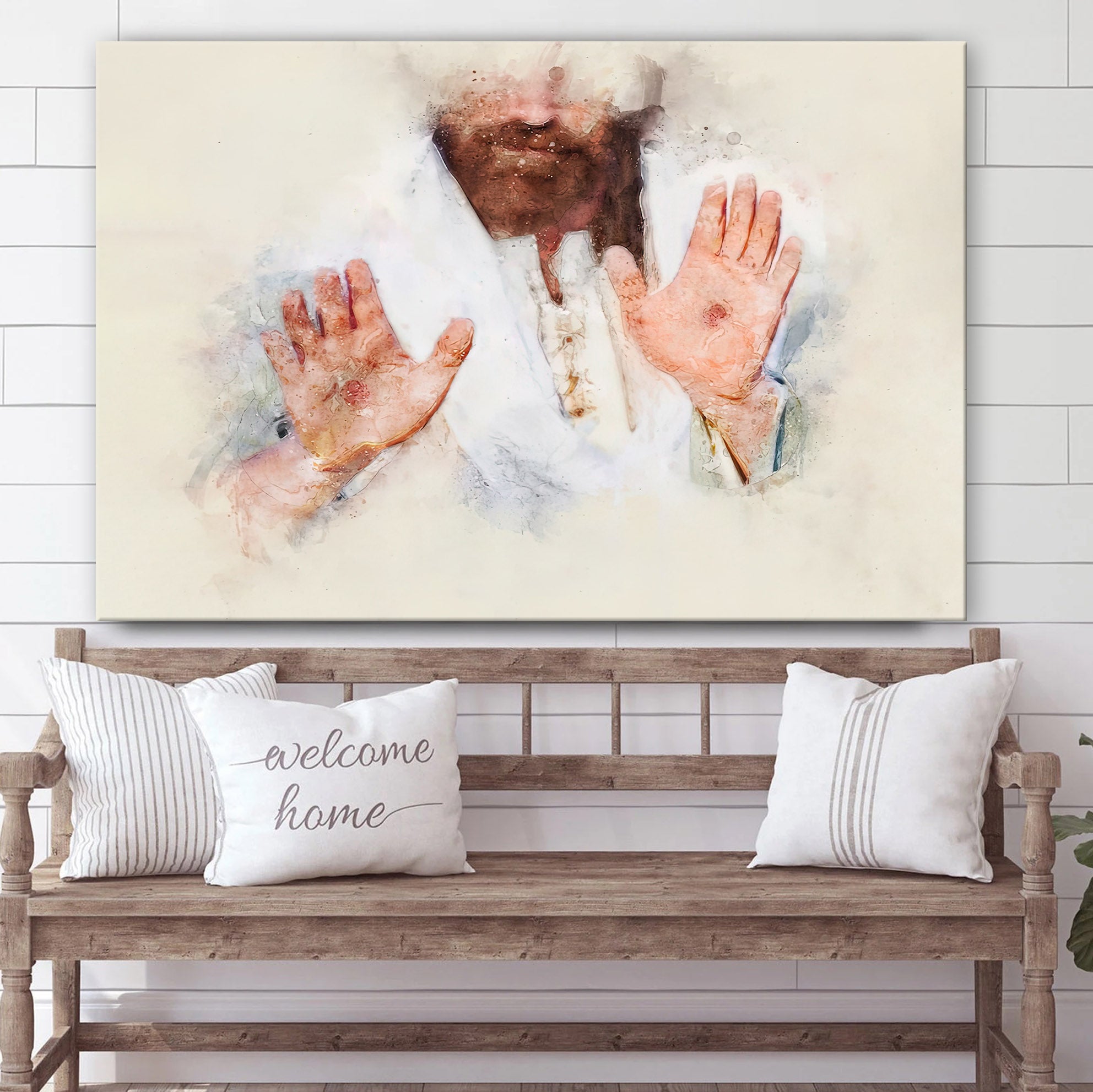 Jesus Christ Healed Canvas Art – Jesus Christ Pictures – Jesus Wall Art – Christian Wall Decor