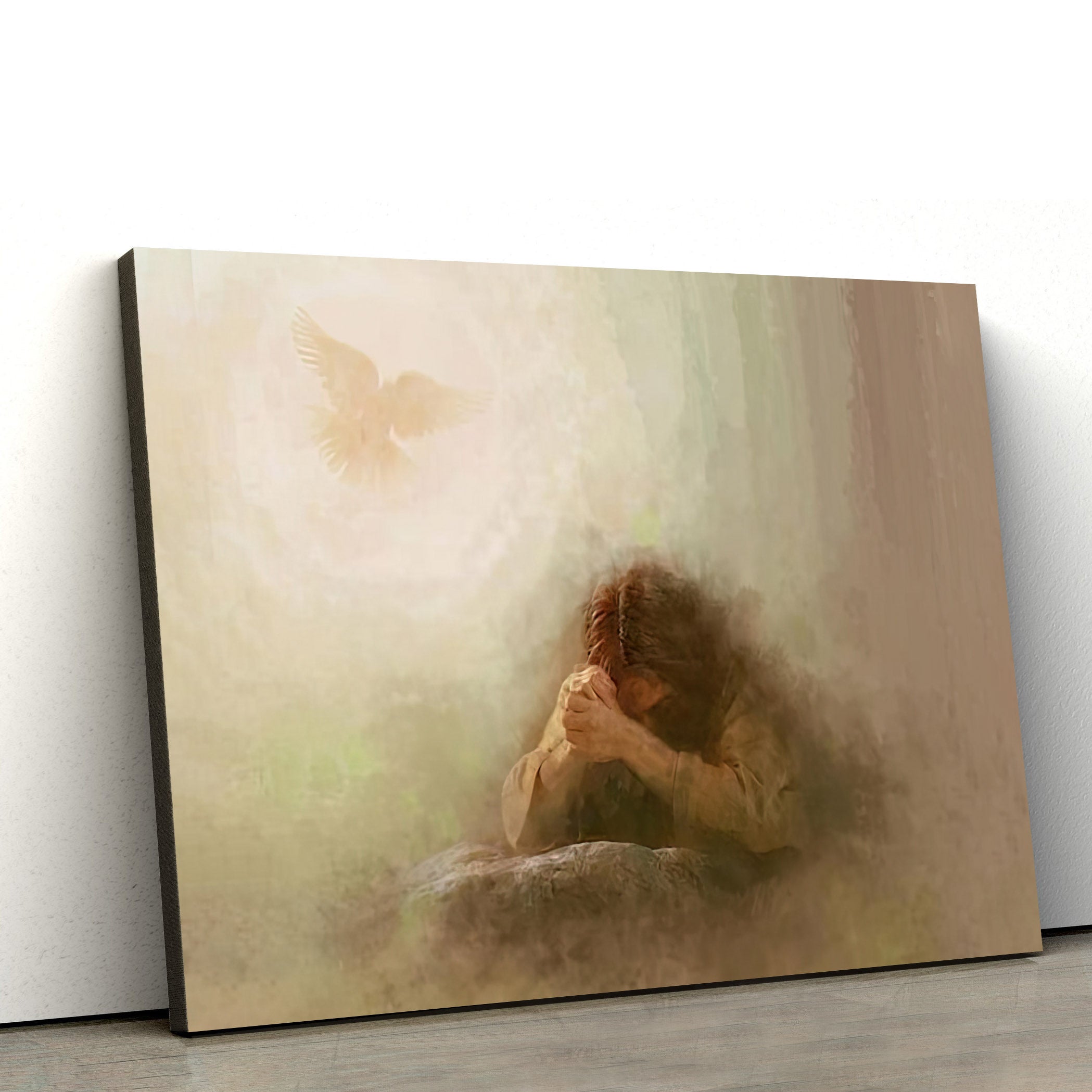 Jesus Christ Praying Canvas Posters – Jesus Canvas Pictures – Christian Canvas Art