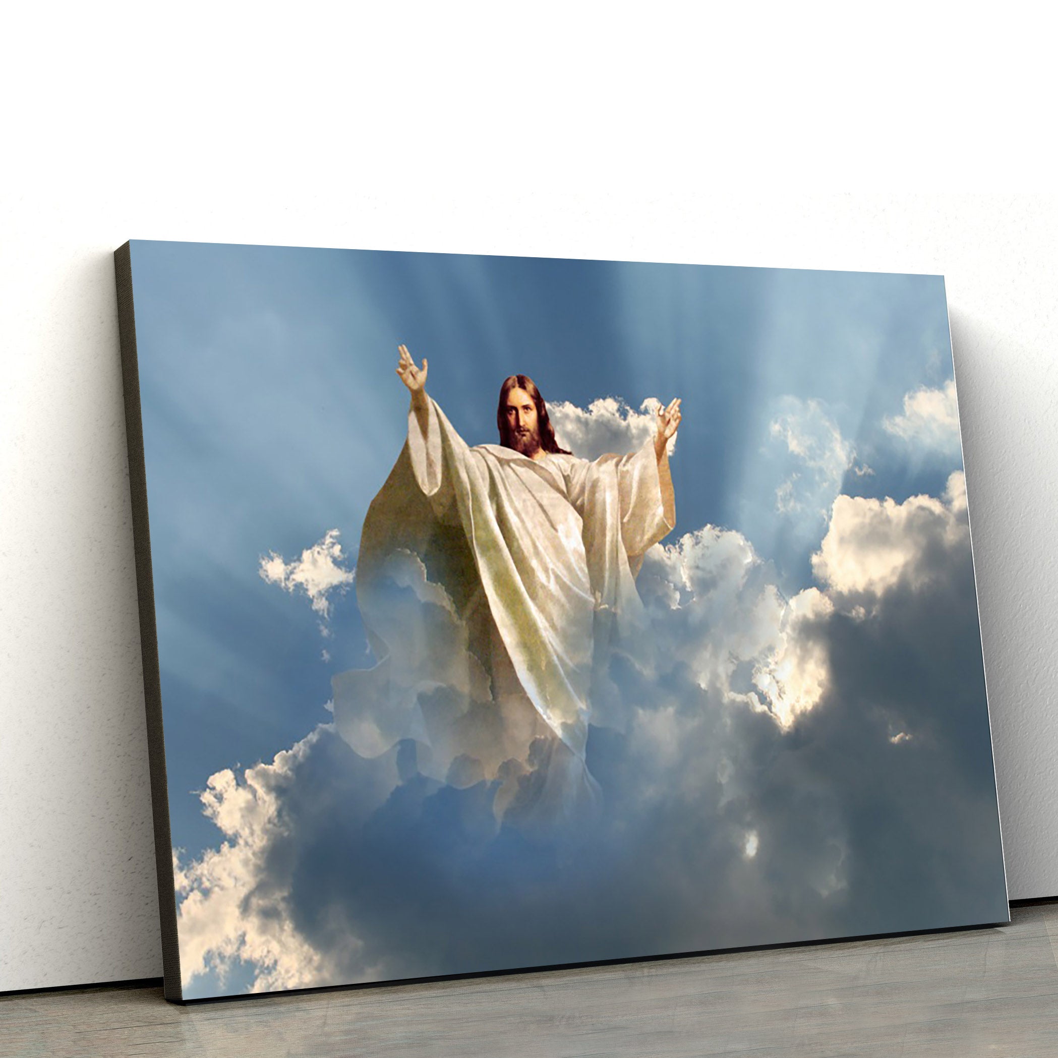 Jesus Christ Sky Canvas Pictures – Jesus Christ Canvas Art – Christian Wall Canvas