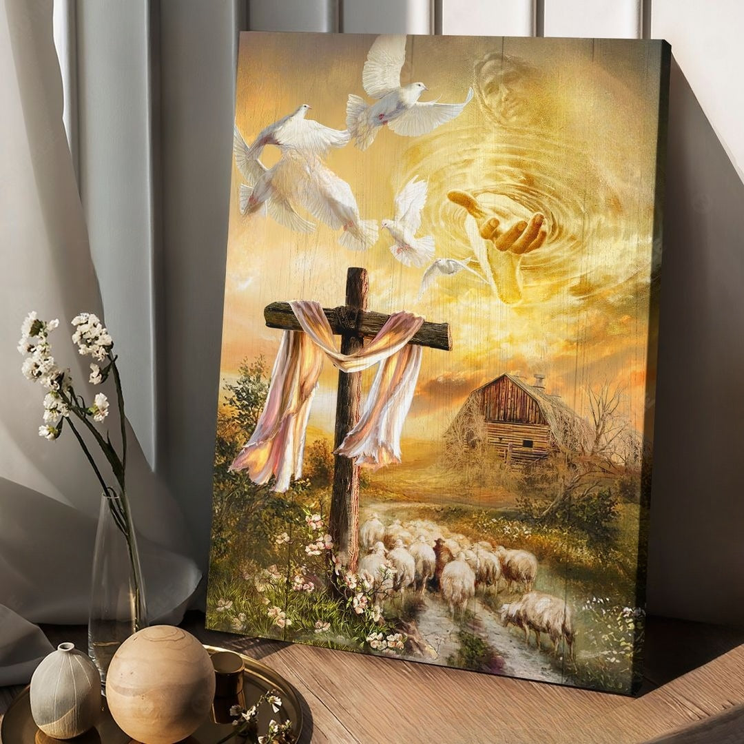 Jesus Faith Over Fair Canvas Posters – Christian Wall Posters – Religious Wall Decor