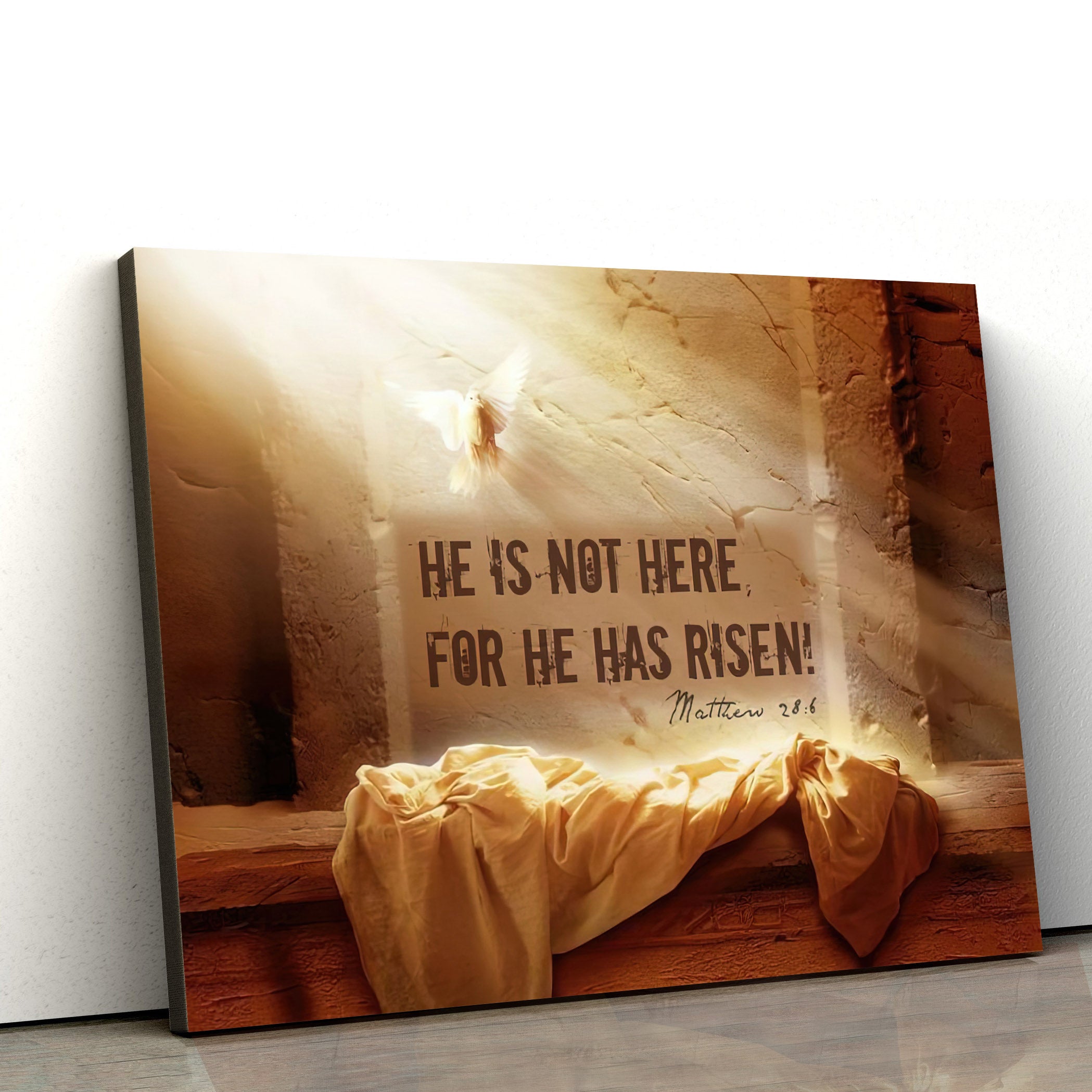 Jesus Has Risen Canvas Pictures – Easter Canvas – Christian Canvas Wall Art