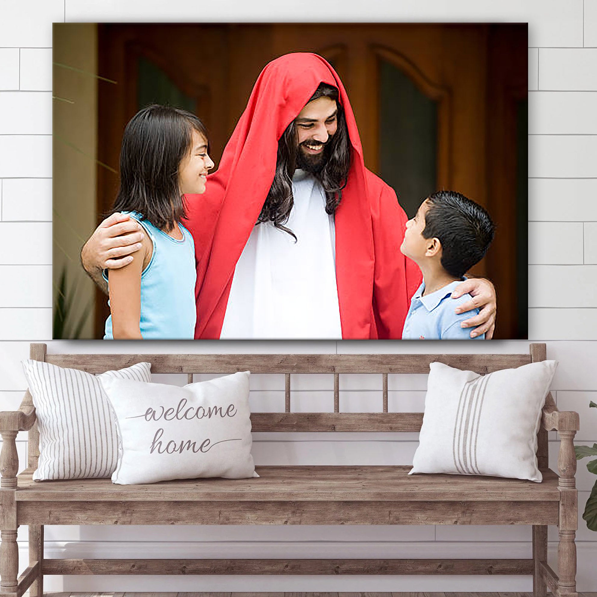 Jesus Laughing Pictures Canvas Pictures – Jesus Christ Canvas Art – Christian Wall Canvas