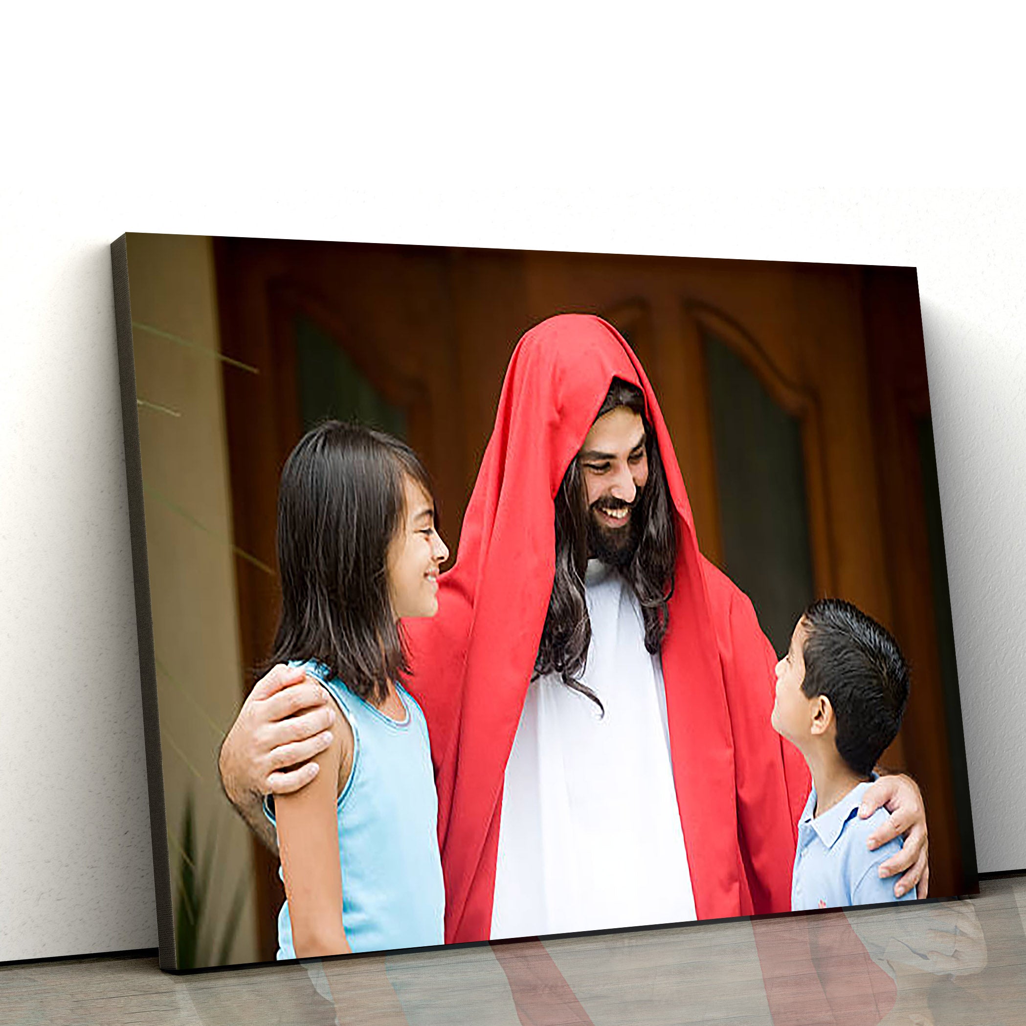 Jesus Laughing Pictures Canvas Pictures – Jesus Christ Canvas Art – Christian Wall Canvas