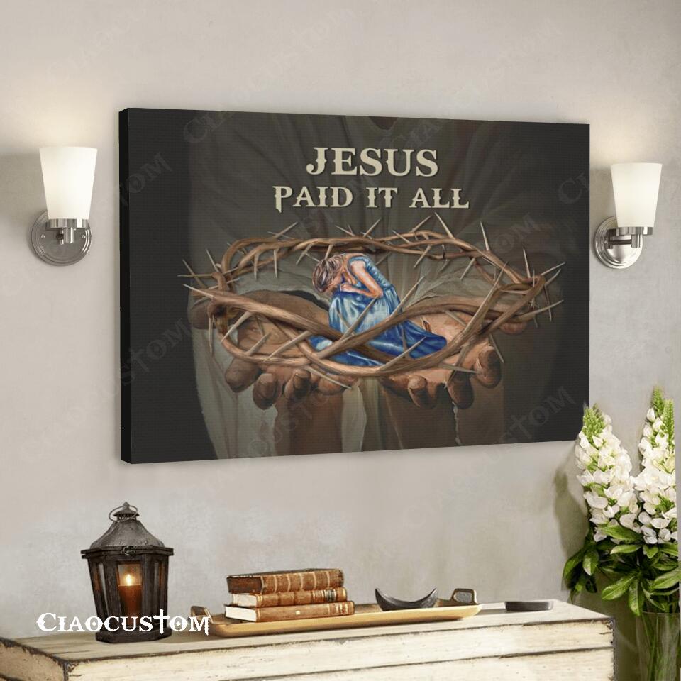 As For Me And My House Wall Art – Christian Canvas Prints – Faith Canvas – Bible Verse Canvas