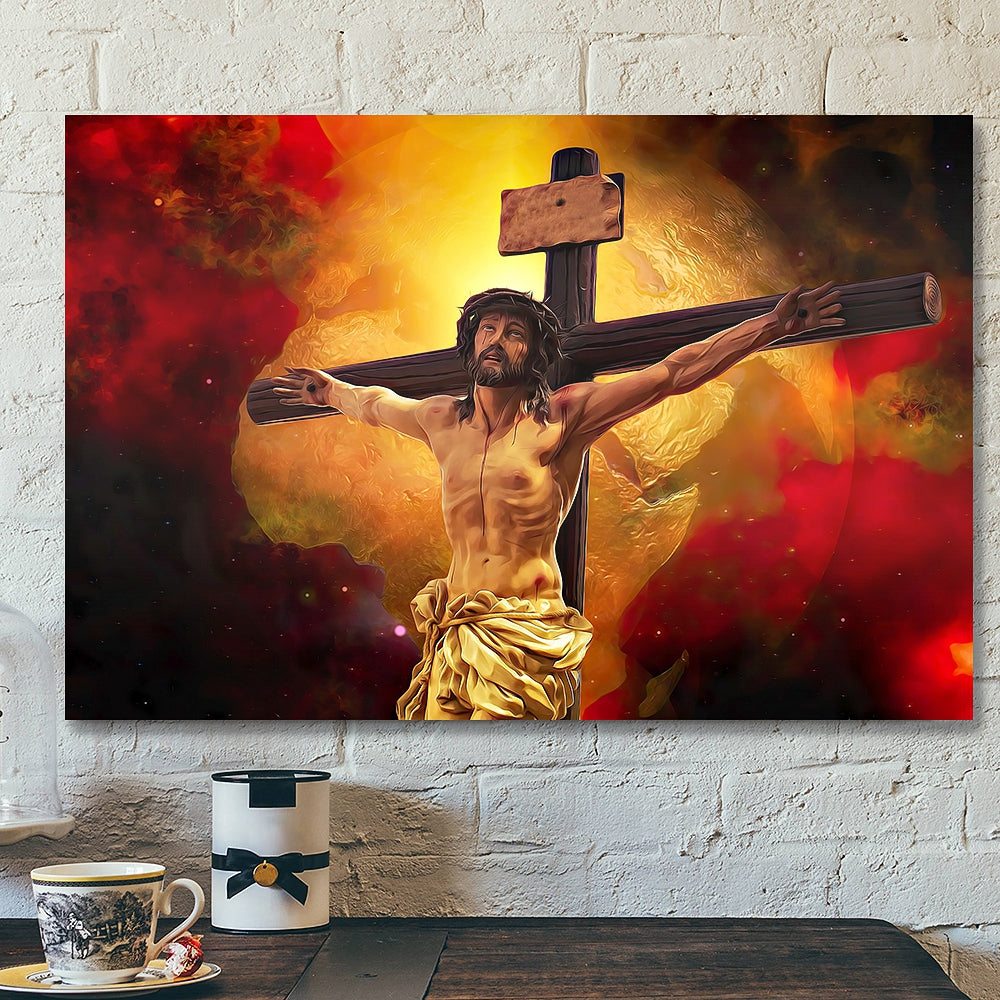 Jesus Pictures – Jesus Canvas Poster – Jesus Wall Art – Christ Pictures – Christian Canvas Prints – Gift For Christian