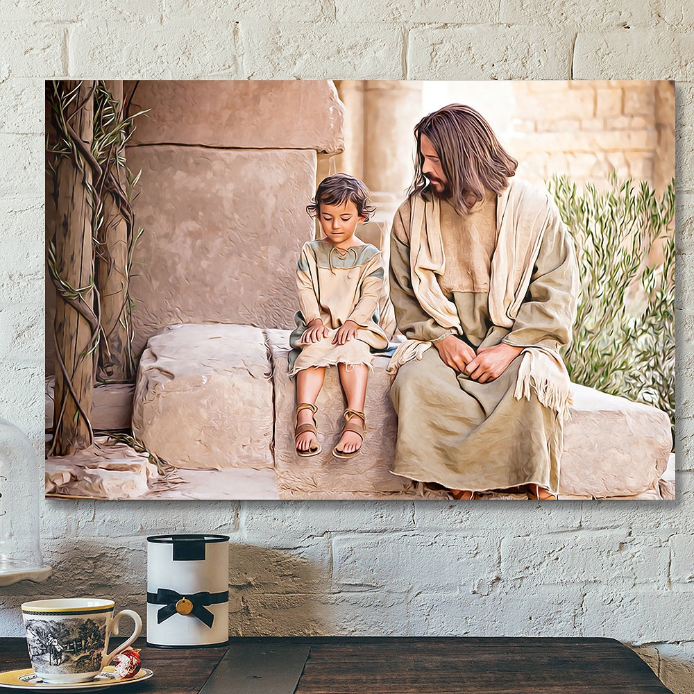 Jesus Poster – Jesus Canvas – Christian Gift – Jesus Canvas Painting – Jesus Canvas Art