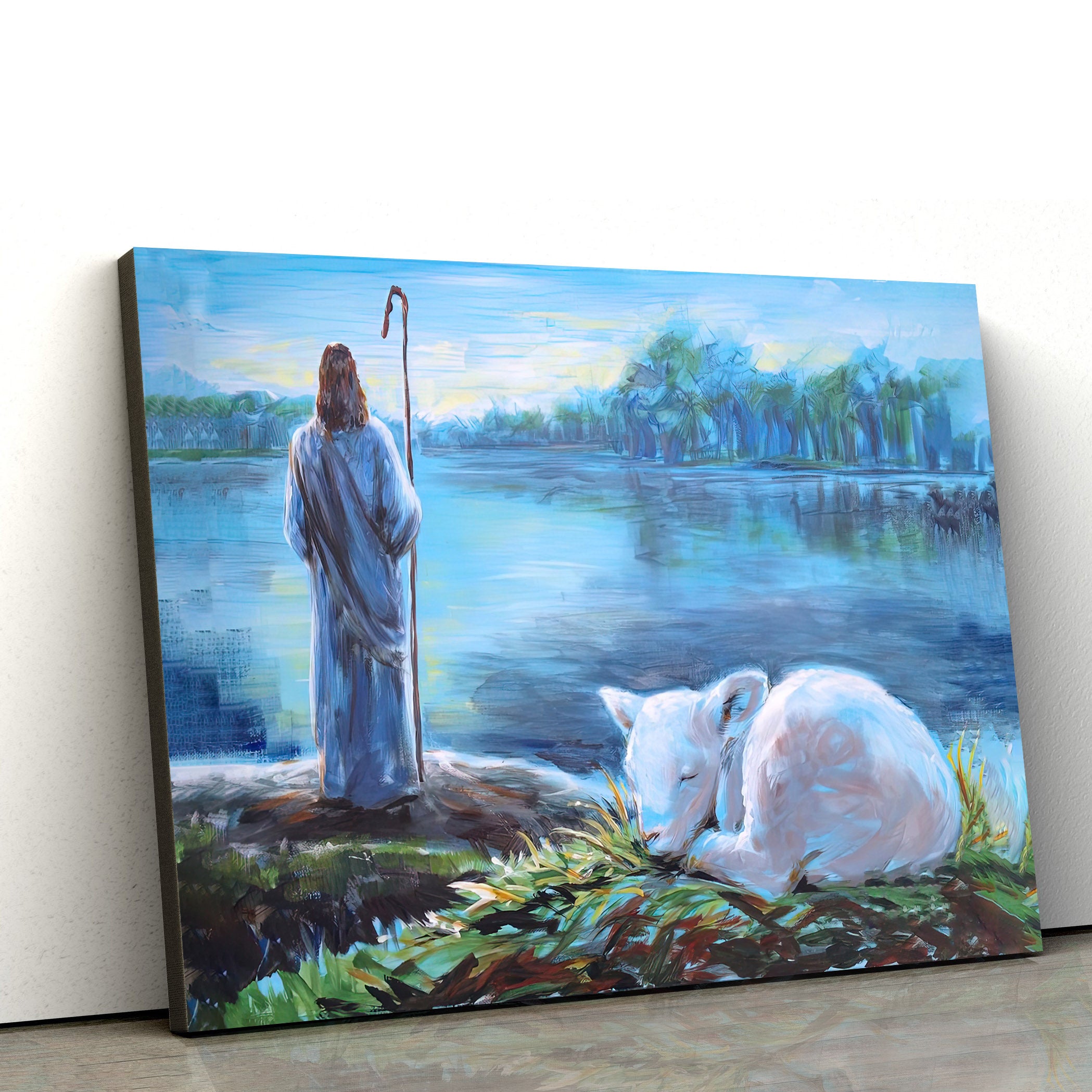 Jesus Rest In The Lord Canvas Posters – Jesus Canvas Pictures – Christian Canvas Art