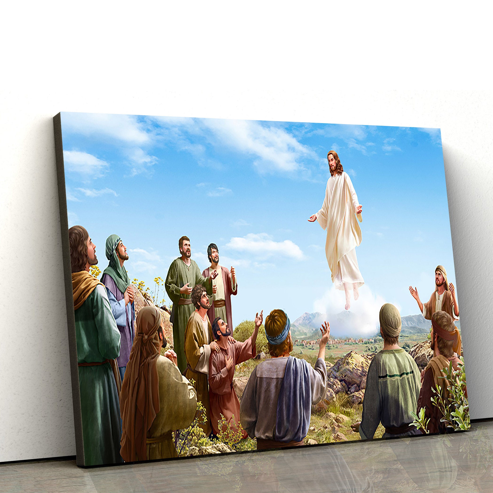 Jesus Returns Canvas Pictures – Jesus Christ Canvas Art – Christian Wall Canvas