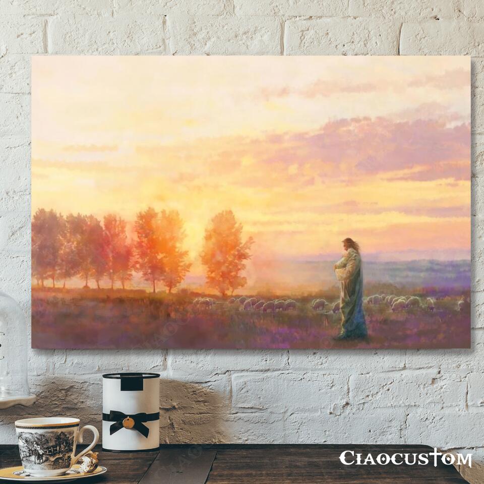 Jesus, The Very Thought Of Thee – Jesus Canvas Painting – Jesus Canvas Art – Jesus Poster – Jesus Canvas – Christian Gift