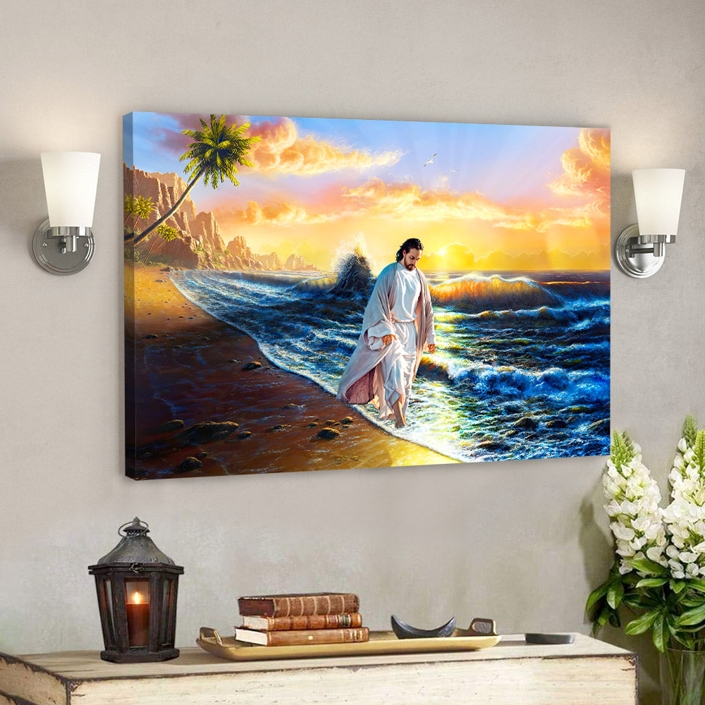 Jesus Walking On Water – Jesus Pictures – Christian Canvas Prints – Faith Canvas