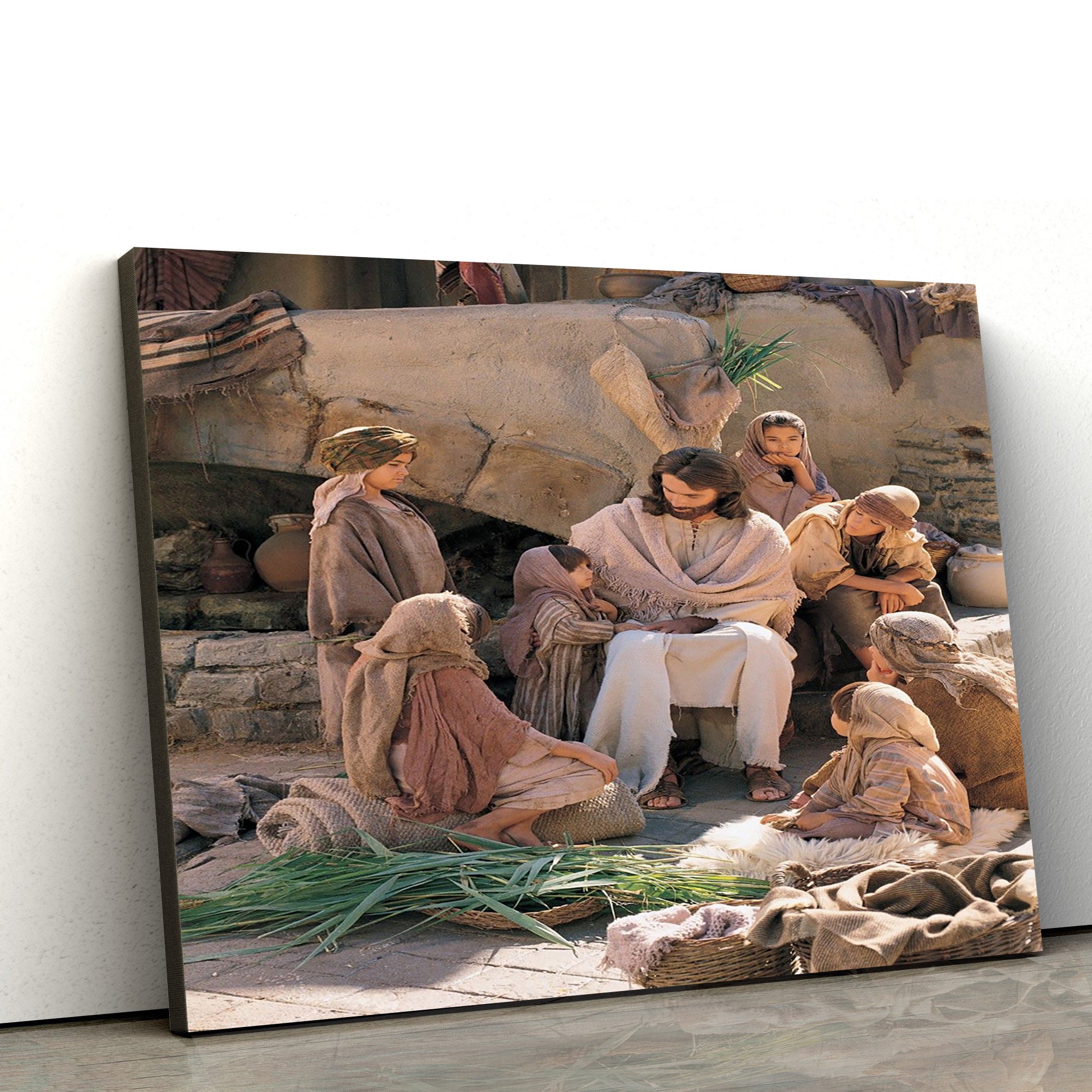 Jesus Teaching The Elders In The Temple Canvas Pictures – Jesus Canvas Wall Art – Christian Canvas Paintings