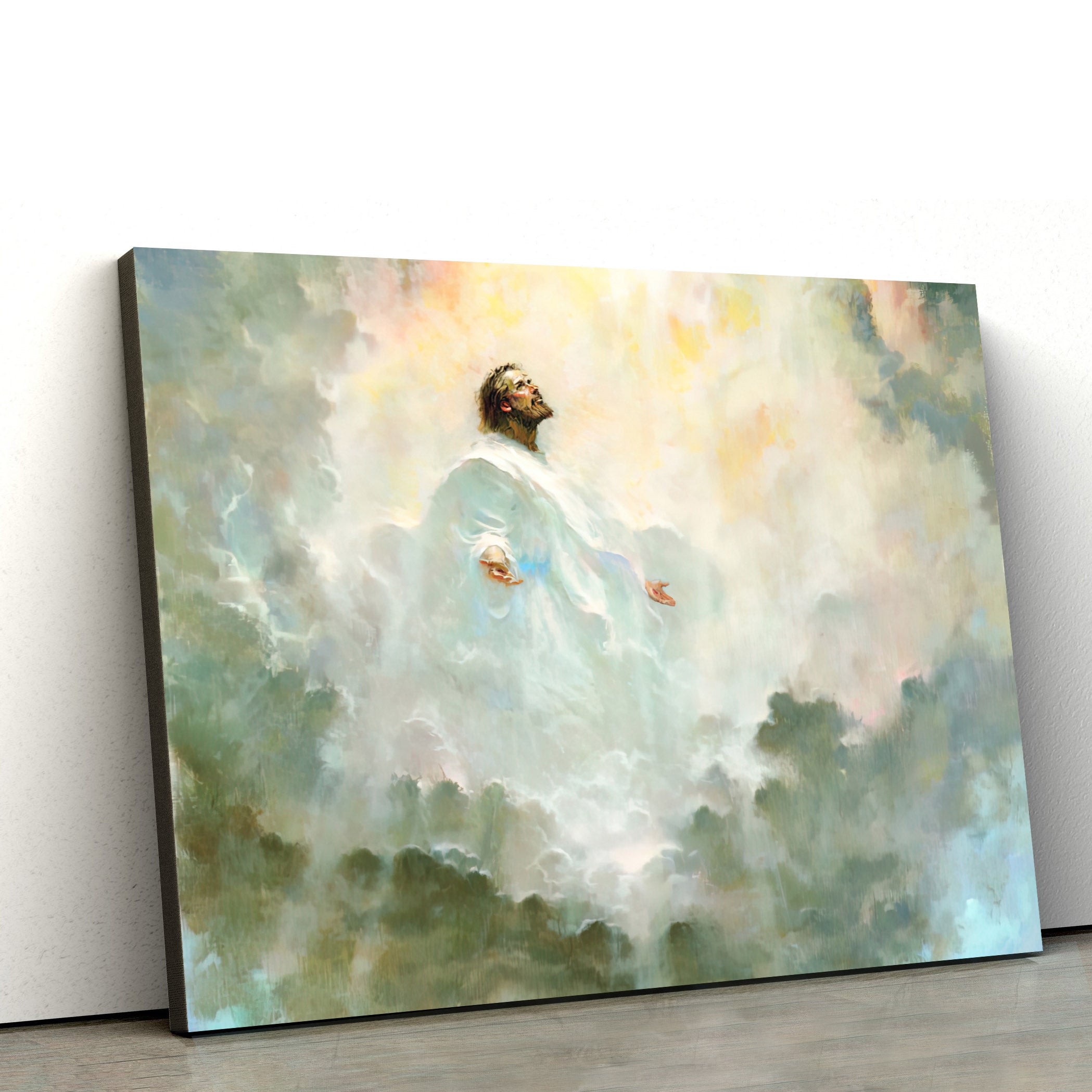 Jesus With Open Arms Canvas Pictures – Jesus Christ Canvas Art – Christian Canvas Wall Art