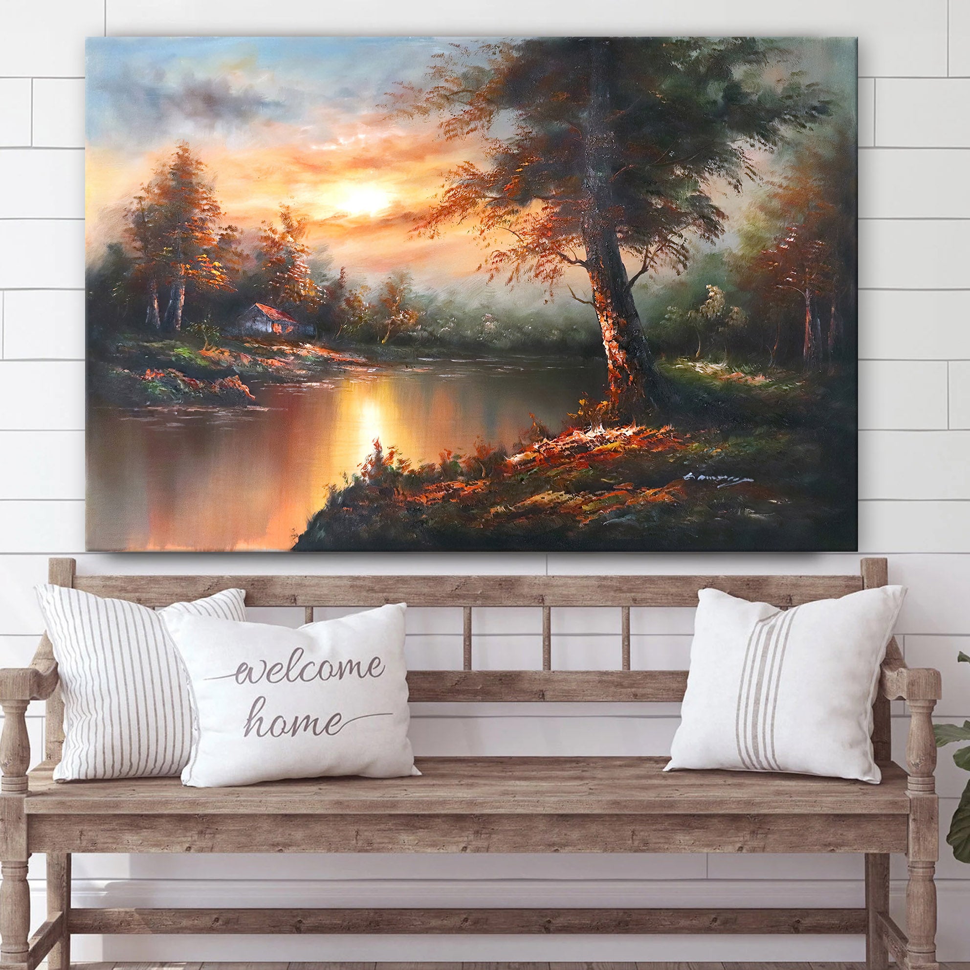 Landscape Oil Painting Canvas Wall Art – Canvas Wall Decor – Home Decor Living Room