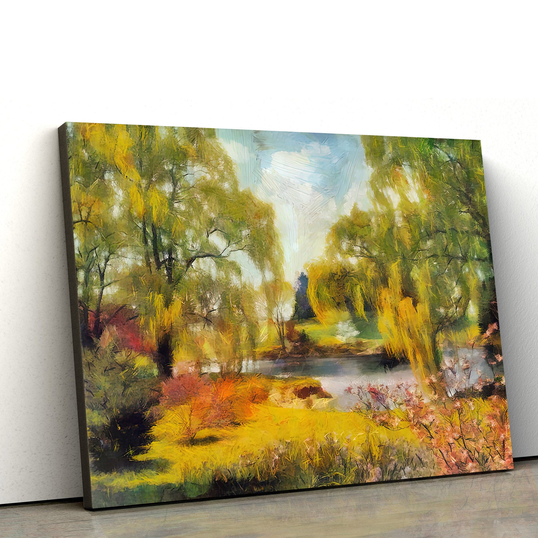 Landscape Painting Nature Canvas Wall Art – Canvas Wall Decor – Home Decor Living Room