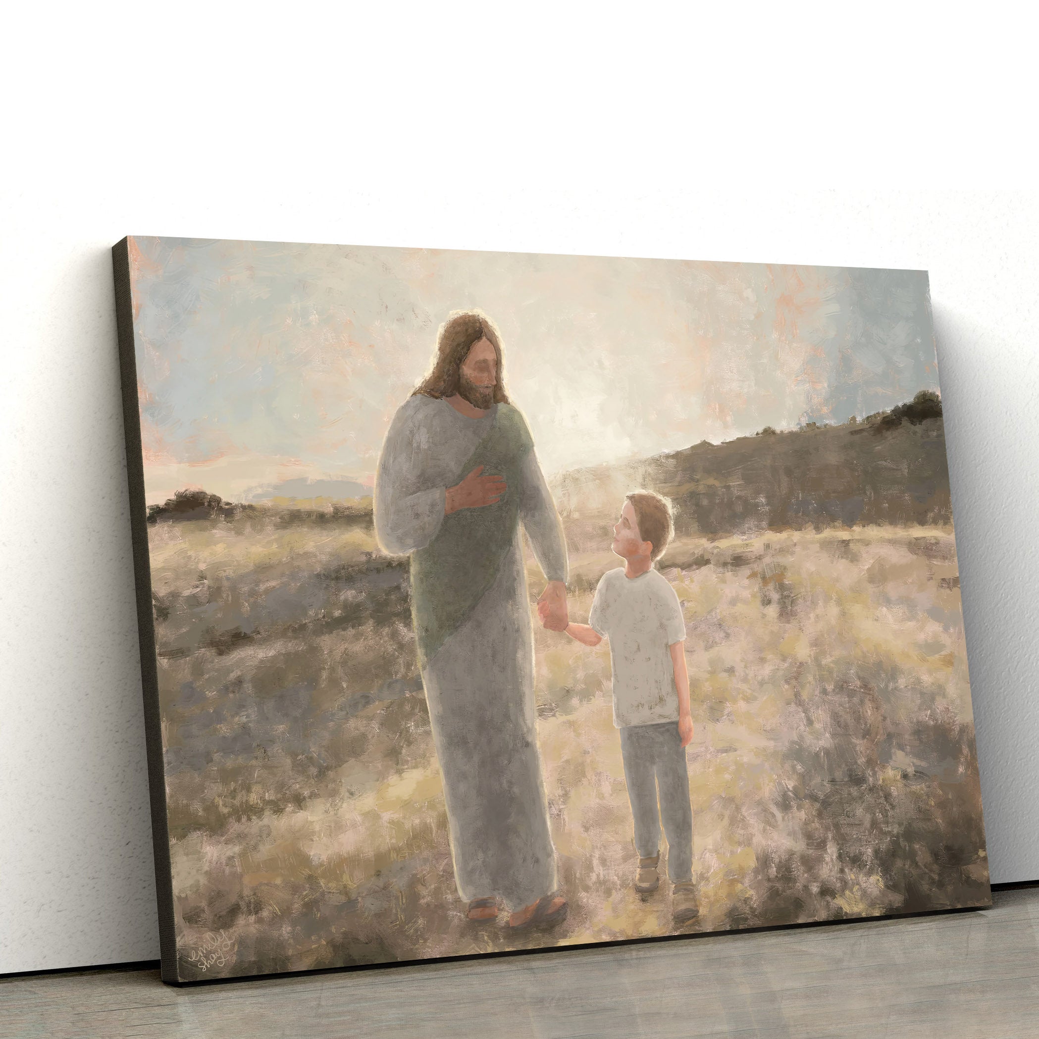 Lead Kindly Light Child of God Art Jesus Christian Canvas Art – Religious Posters