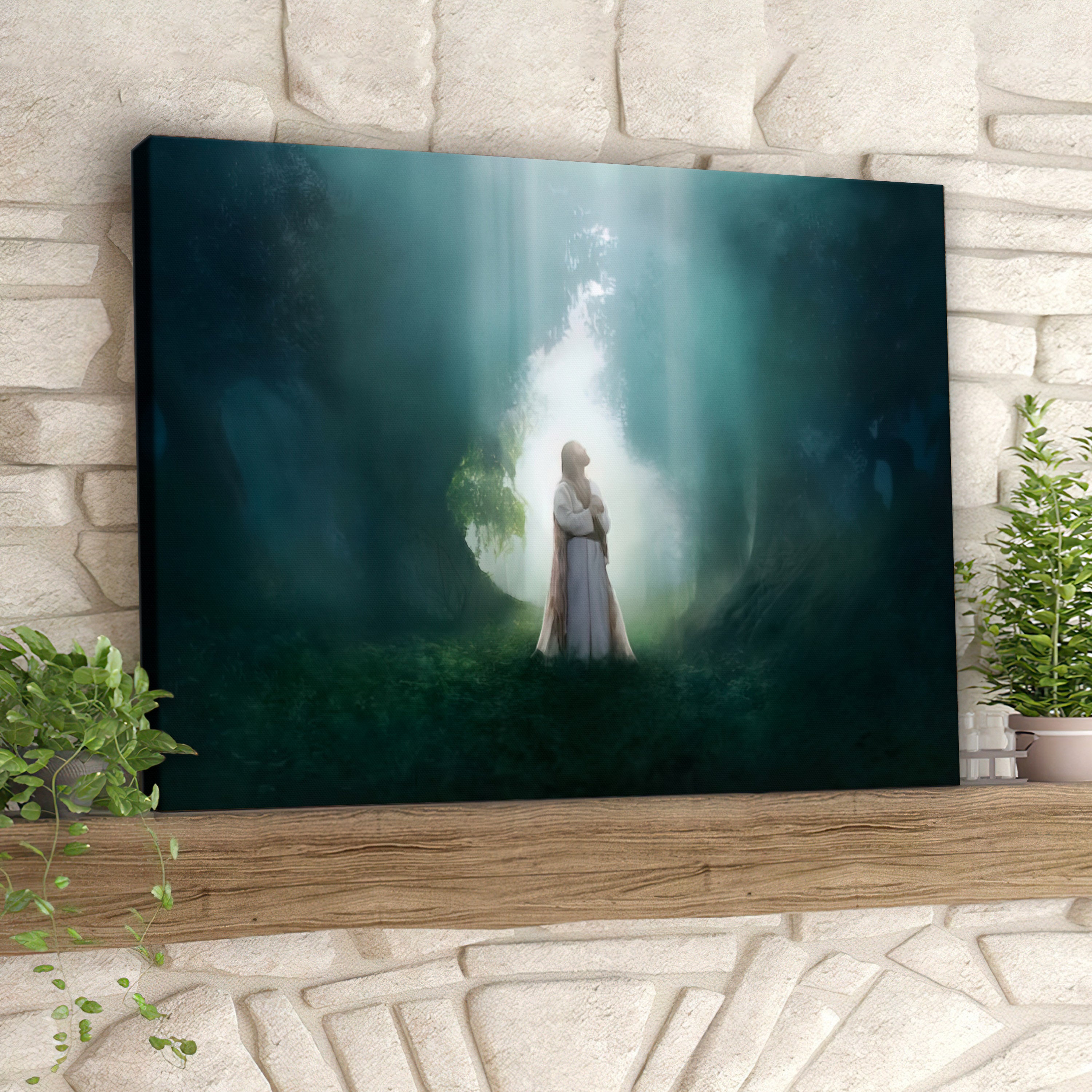 Lightweave – Jesus Canvas Poster – Christian Canvas Prints – Faith Canvas