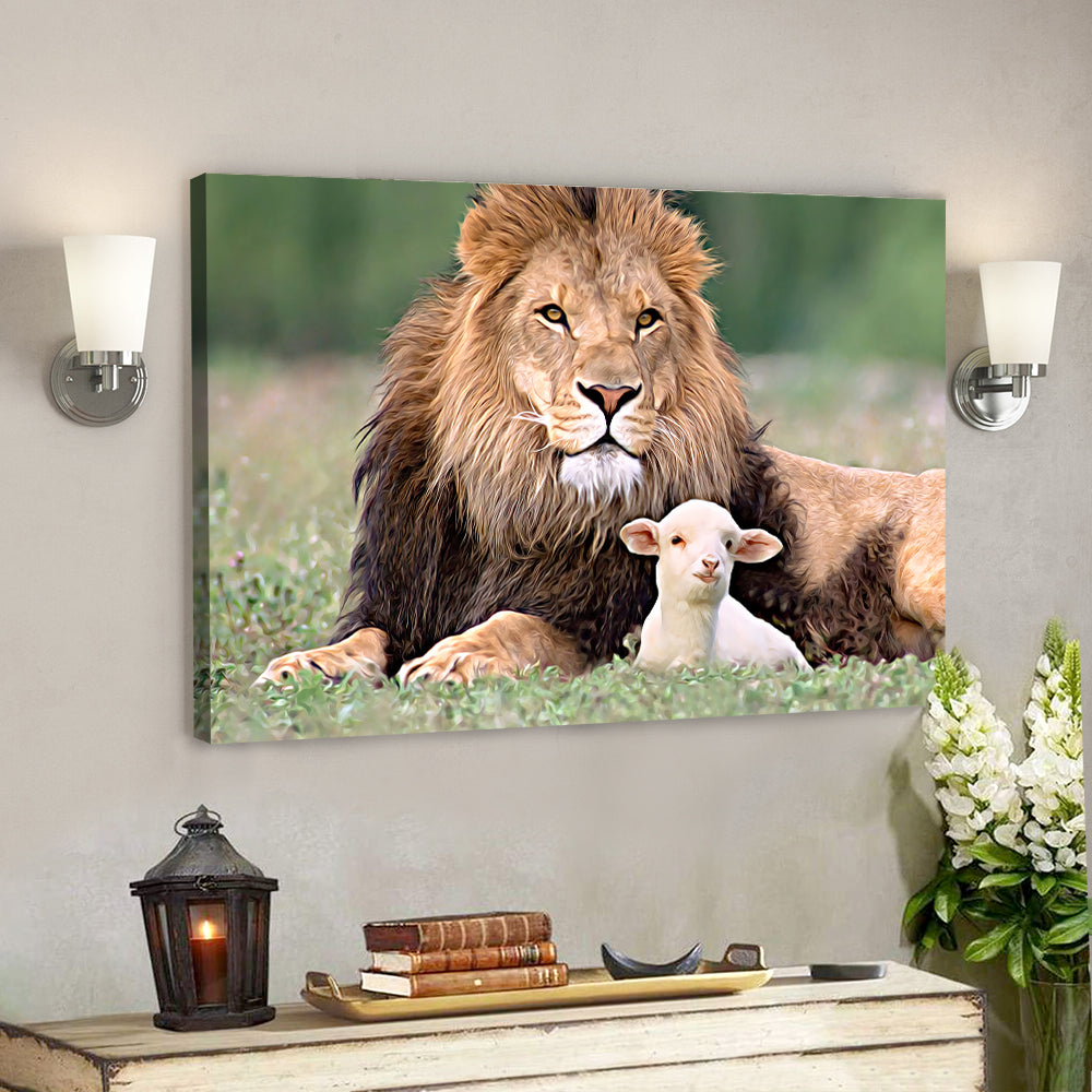 Lion – Jesus Christ Poster 10 – Jesus Poster – Jesus Canvas Wall Art – Bible Verse Canvas Wall Art – Scripture Canvas