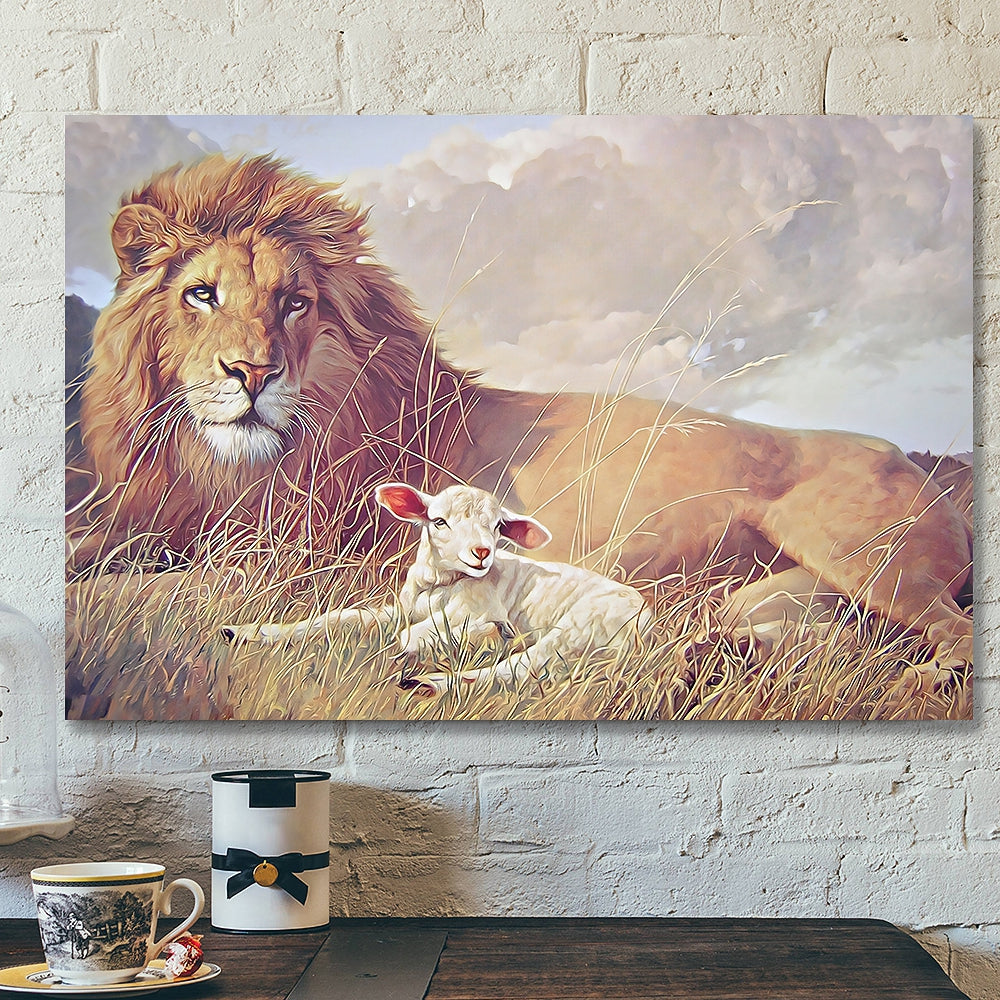 Lion – Jesus Christ Poster 17 – Jesus Poster – Jesus Canvas Wall Art – Bible Verse Canvas Wall Art – Scripture Canvas