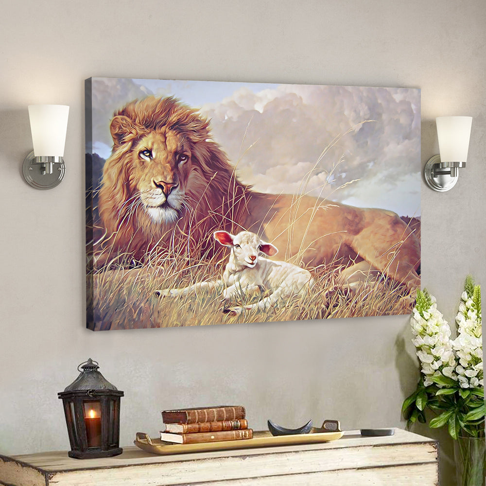 Lion – Jesus Christ Poster 17 – Jesus Poster – Jesus Canvas Wall Art – Bible Verse Canvas Wall Art – Scripture Canvas