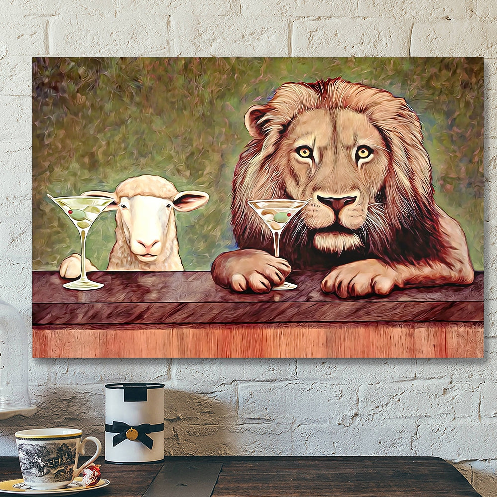 Lion – Jesus Christ Poster 6 – Jesus Poster – Jesus Canvas Wall Art – Bible Verse Canvas Wall Art – Scripture Canvas