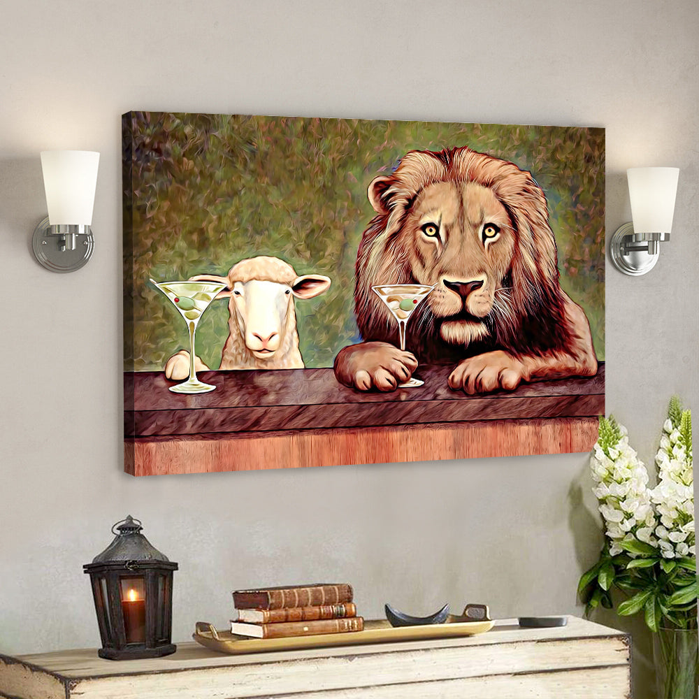 Lion – Jesus Christ Poster 6 – Jesus Poster – Jesus Canvas Wall Art – Bible Verse Canvas Wall Art – Scripture Canvas