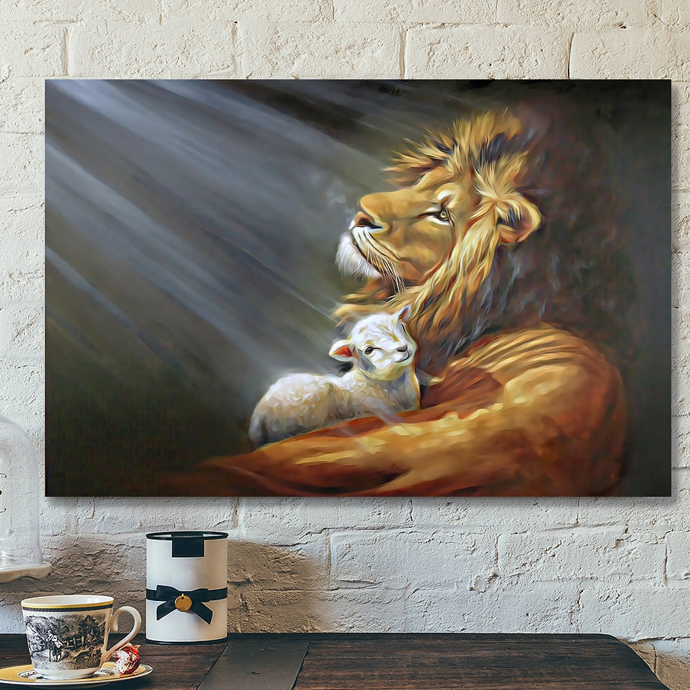 Lion – Jesus Christ Poster 7 – Jesus Poster – Jesus Canvas Wall Art – Bible Verse Canvas Wall Art – Scripture Canvas