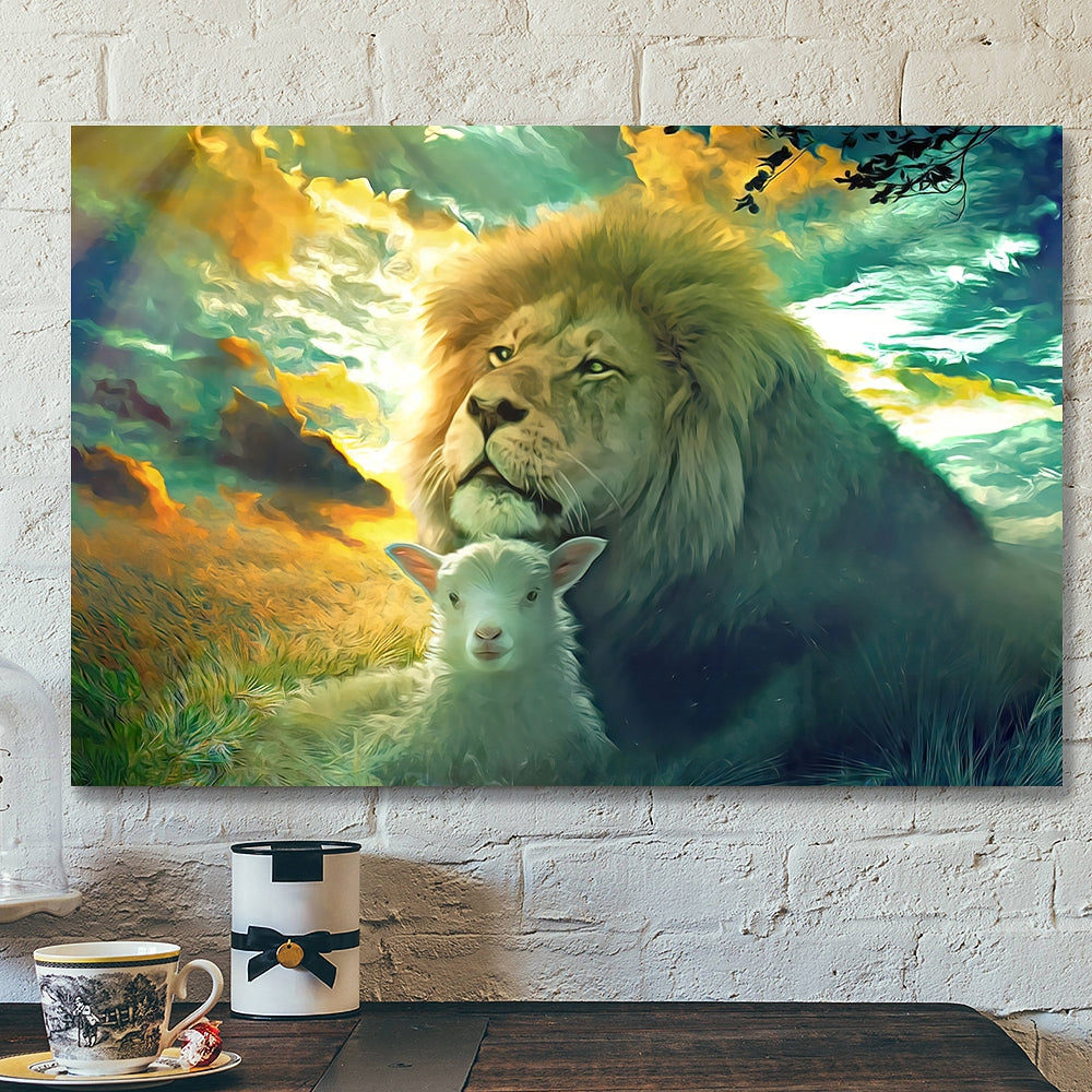 Lion – Jesus Christ Poster 8 – Jesus Poster – Jesus Canvas Wall Art – Bible Verse Canvas Wall Art – Scripture Canvas