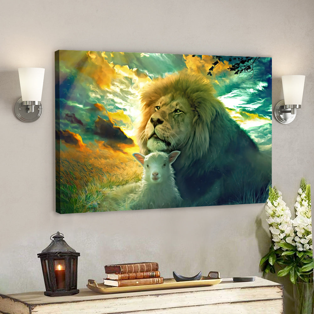 Lion – Jesus Christ Poster 8 – Jesus Poster – Jesus Canvas Wall Art – Bible Verse Canvas Wall Art – Scripture Canvas