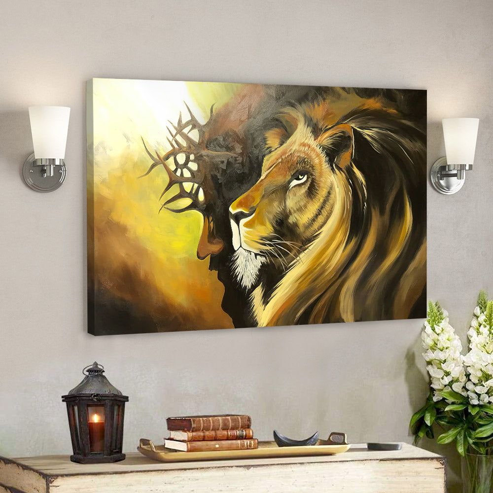 Lion Of Judah Pictures – Jesus Canvas – Jesus Wall Art – Christ Pictures – Christian Canvas Prints – Faith Canvas – Gift For Christian