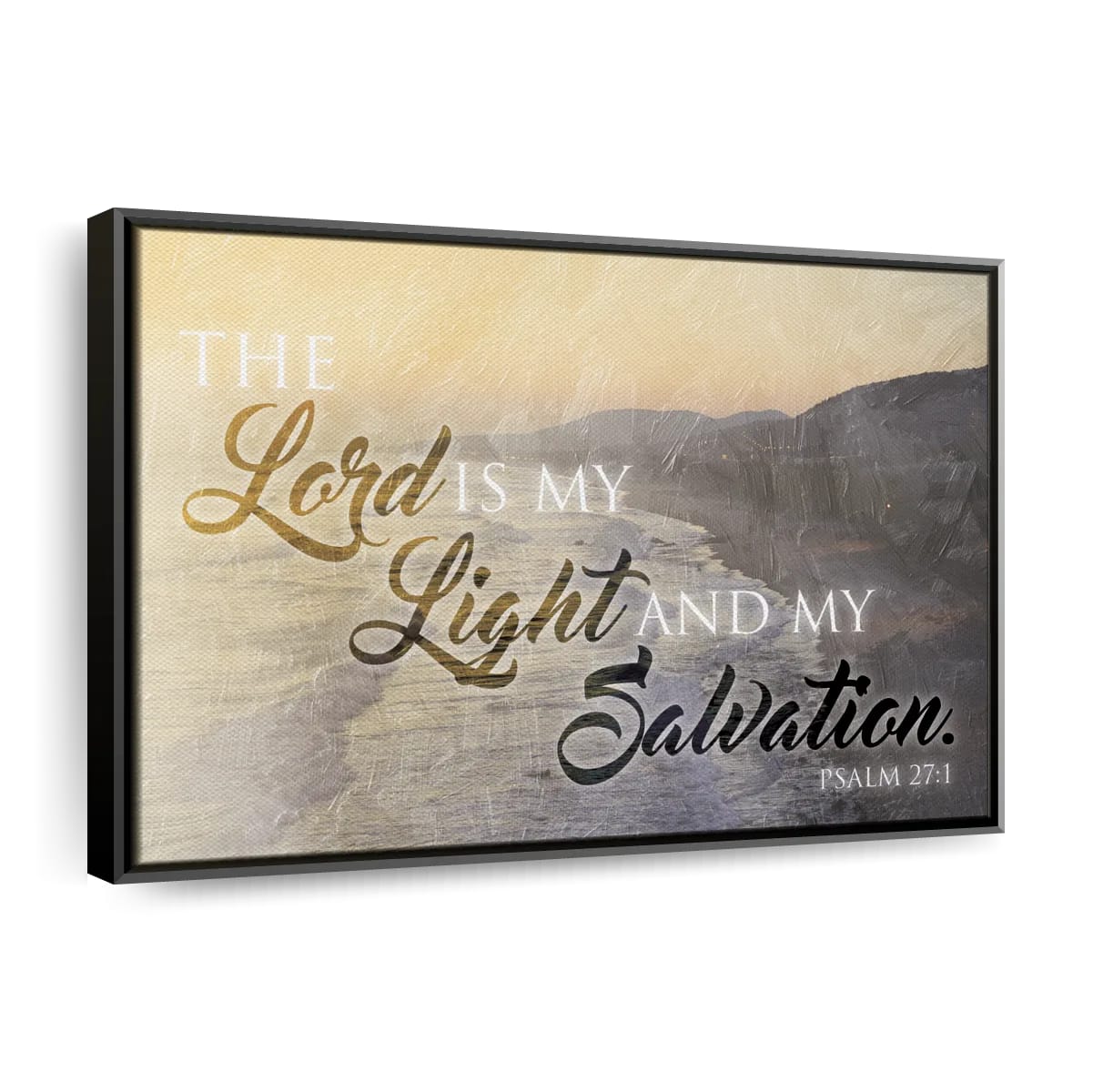 Lord Sunset Canvas Wall Art – Christian Canvas Wall Art – Religious Wall Art Canvas