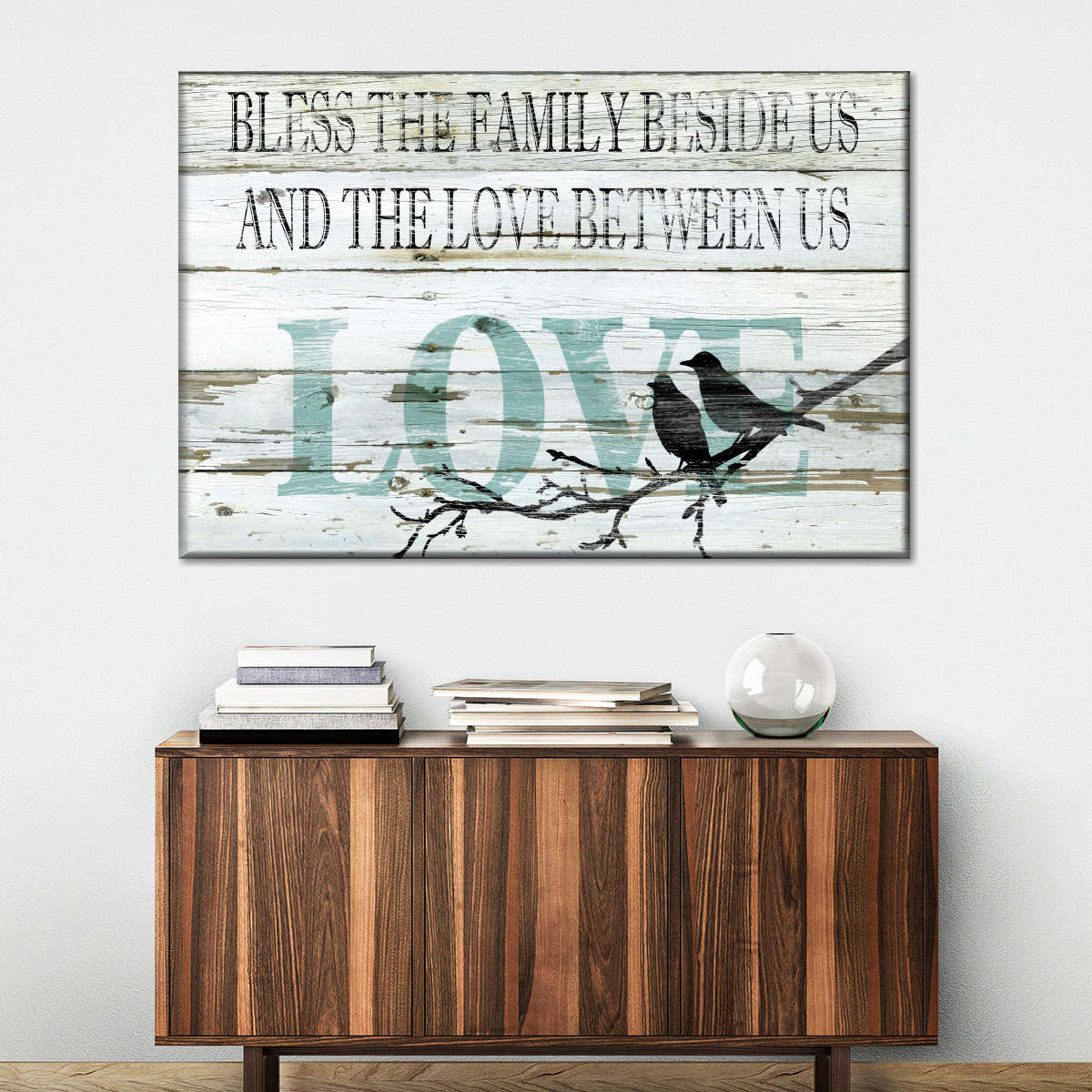 Love Between Us I Canvas Wall Art – Christian Canvas Wall Art – Religious Wall Art Canvas