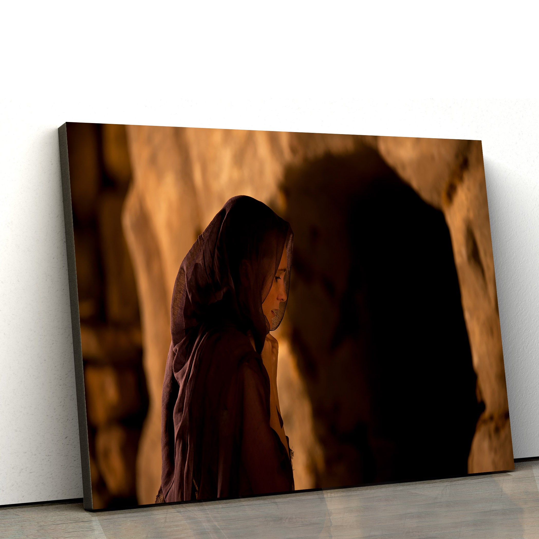 Mary Magdalene And The Empty Tomb Canvas Wall Art – Easter Wall Art – Christian Canvas Wall Art