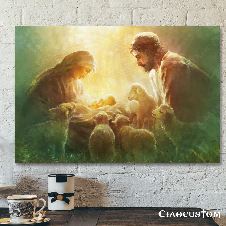 Mary’s Husband – Jesus Canvas Painting – Jesus Canvas Art – Jesus Poster – Jesus Canvas – Christian Gift