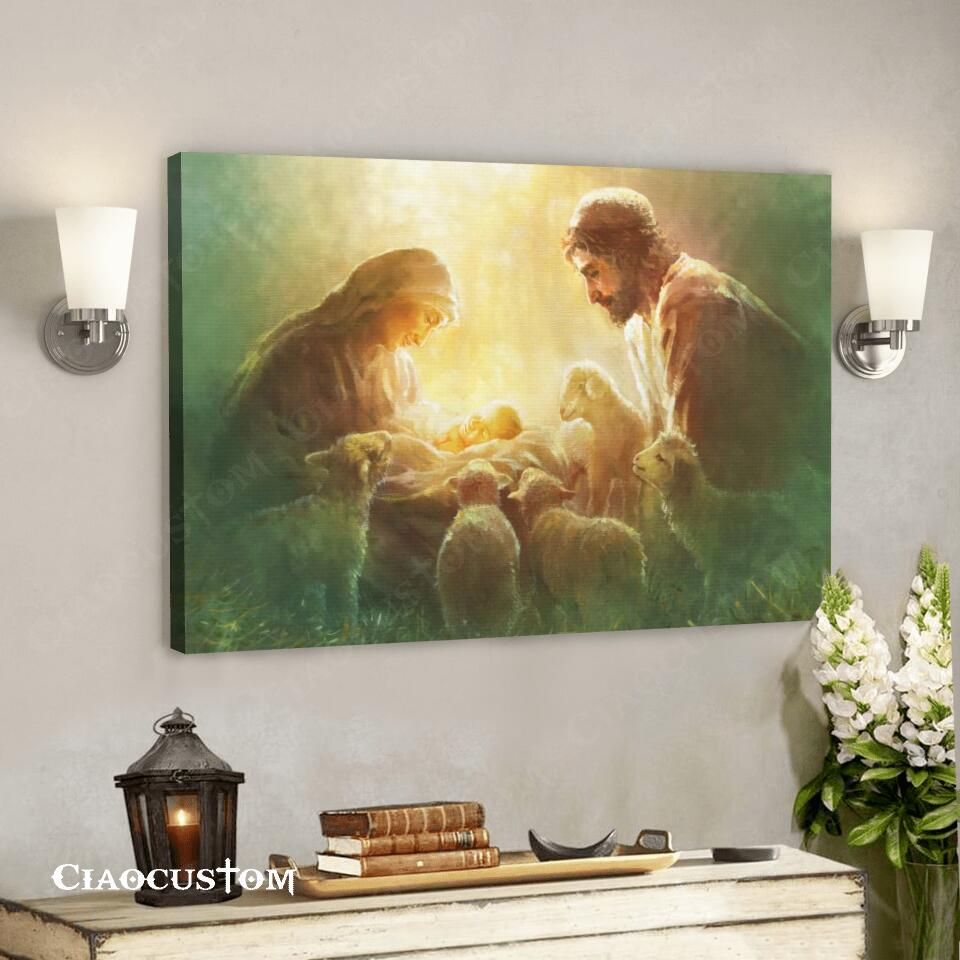 Mary’s Husband – Jesus Canvas Painting – Jesus Canvas Art – Jesus Poster – Jesus Canvas – Christian Gift