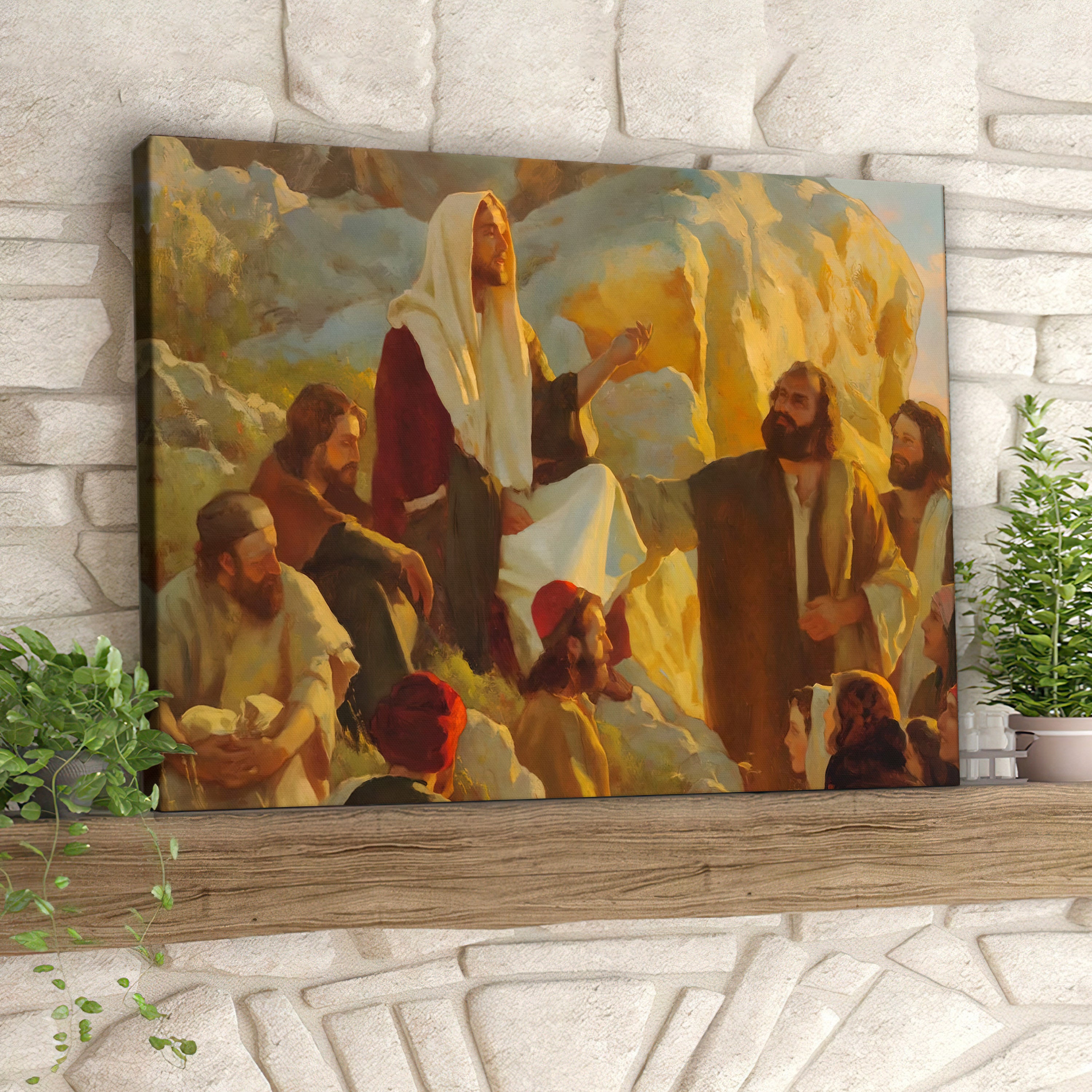 Creation Of The South Land – Jesus Canvas Poster – Christian Canvas Prints – Faith Canvas