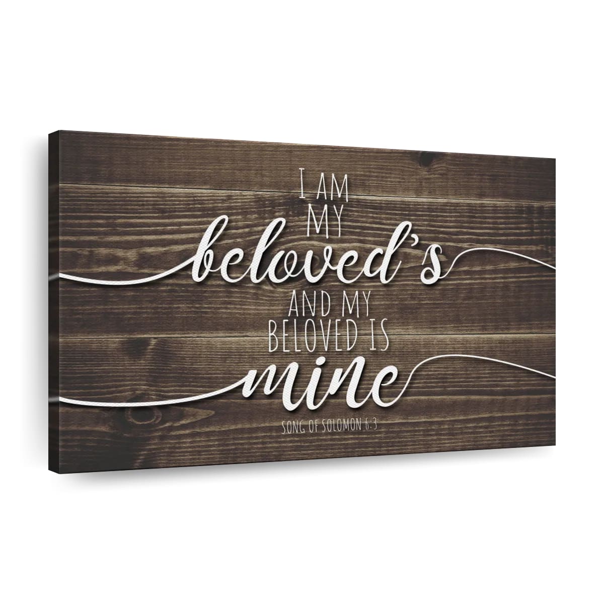 My Beloved Is Mine Canvas Wall Art – Christian Canvas Wall Art – Religious Wall Art Canvas