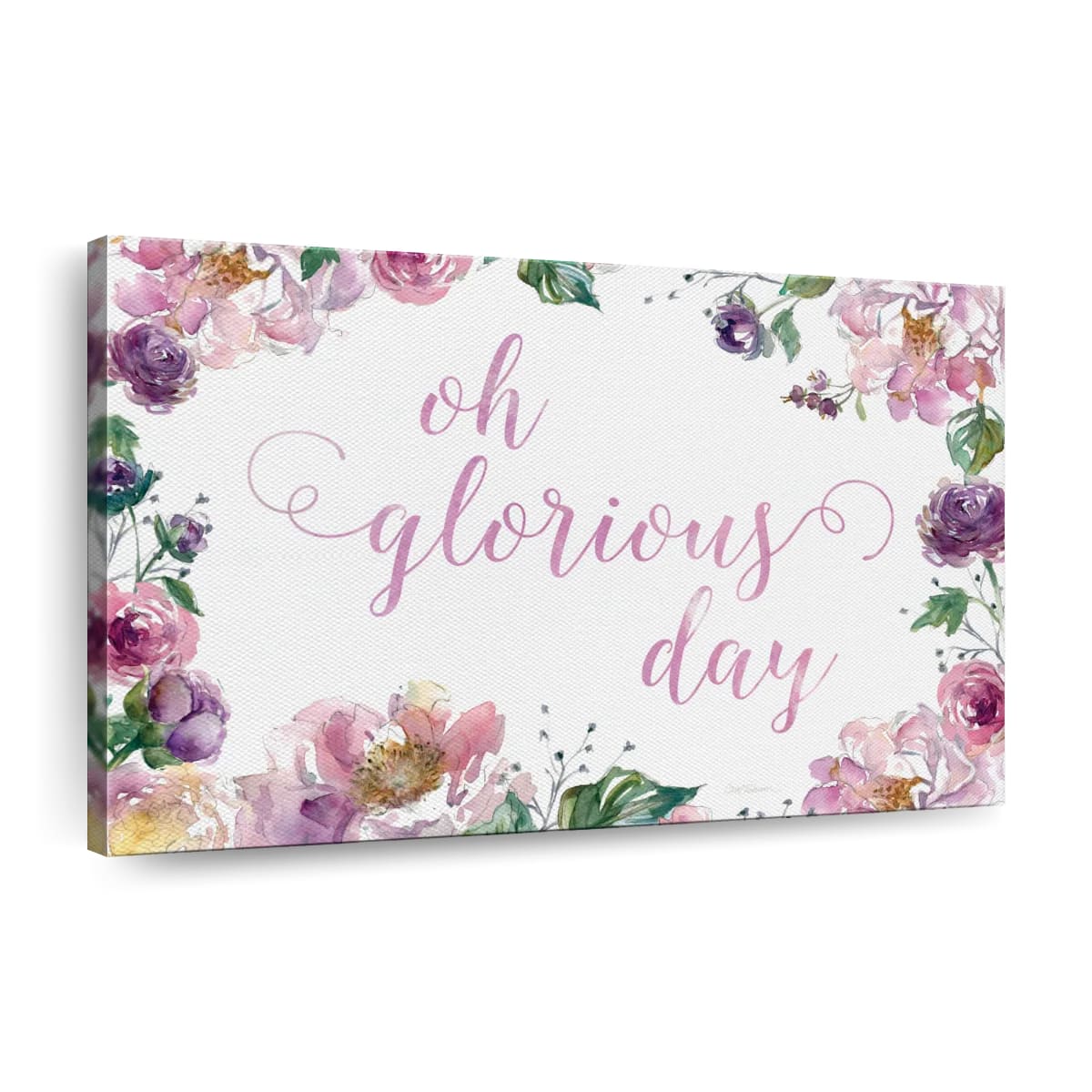 Oh Glorious Day Canvas Wall Art – Christian Canvas Wall Art – Religious Wall Art Canvas