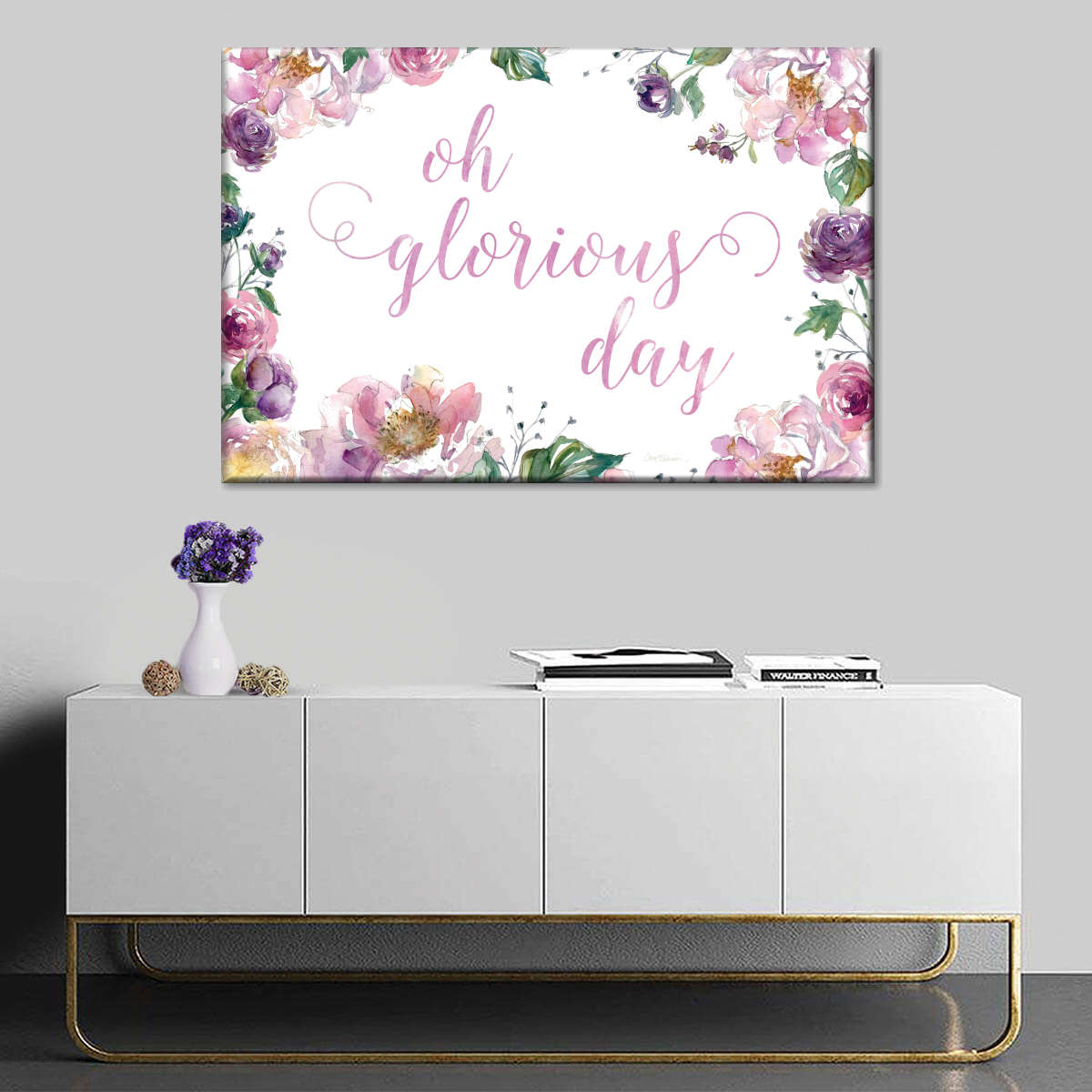 Oh Glorious Day Canvas Wall Art – Christian Canvas Wall Art – Religious Wall Art Canvas