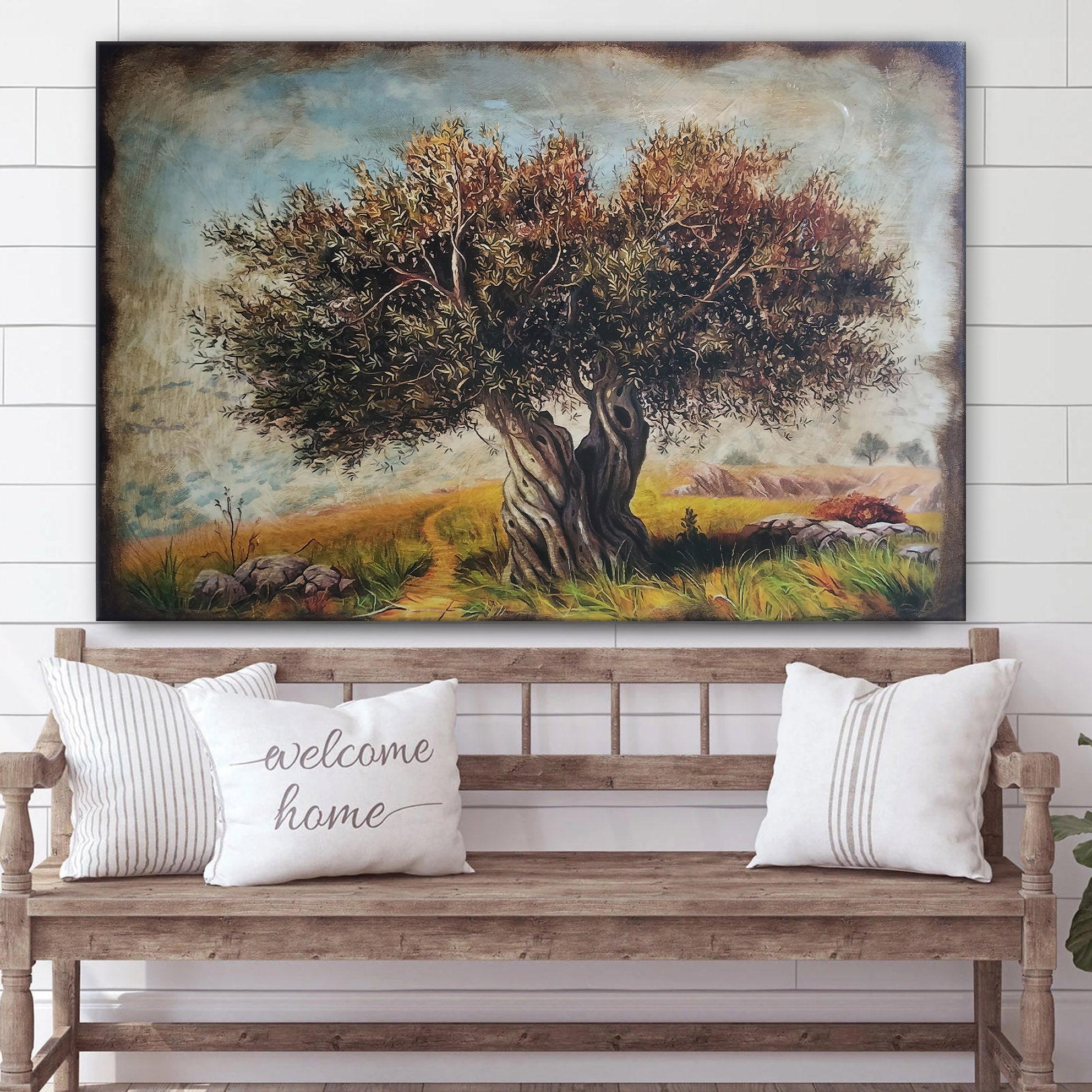 Olive Tree Painting Canvas Wall Art Decor – Canvas Wall Decor – Home Decor Living Room