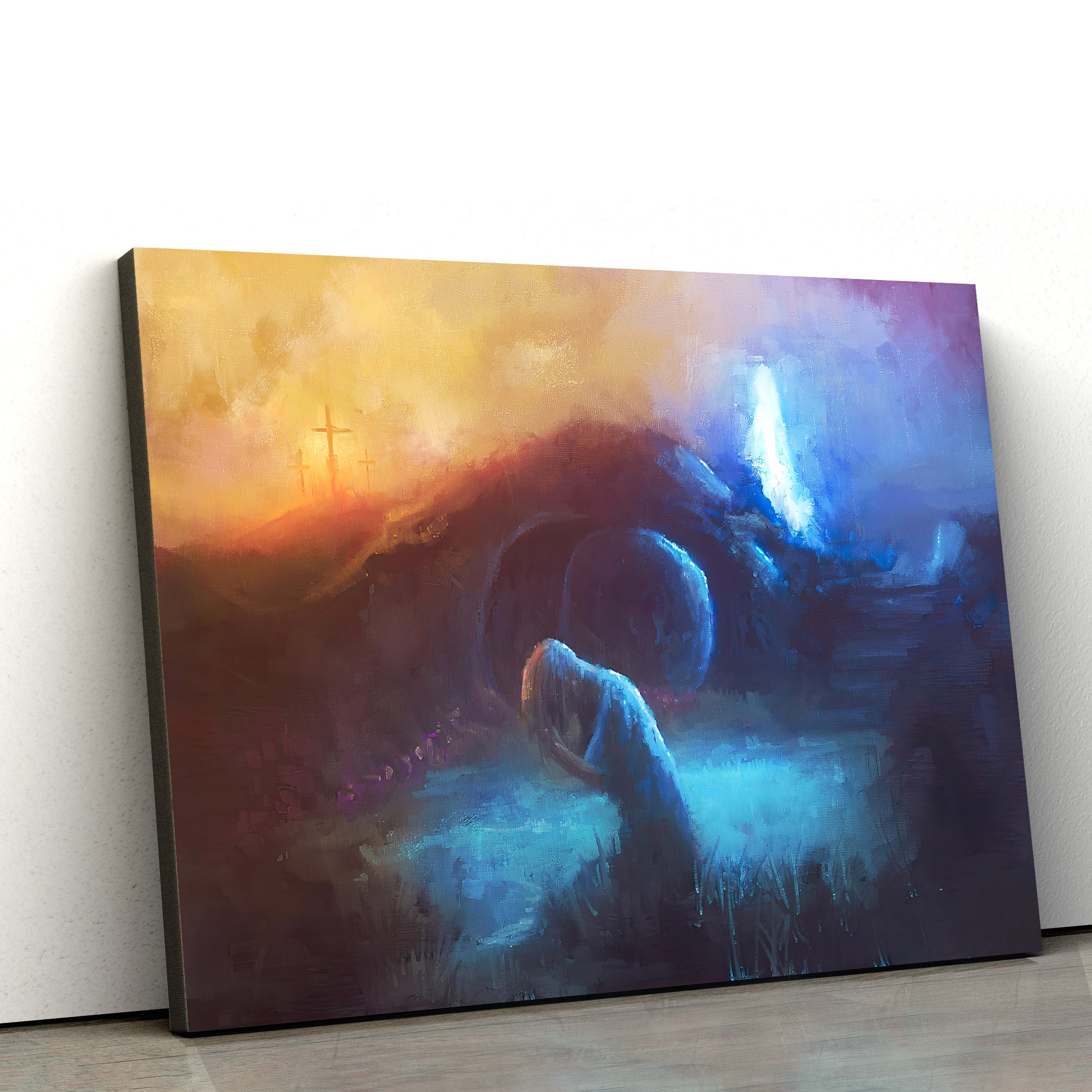 Painting Of The Day – He Is Risen Canvas Christian Wall Art