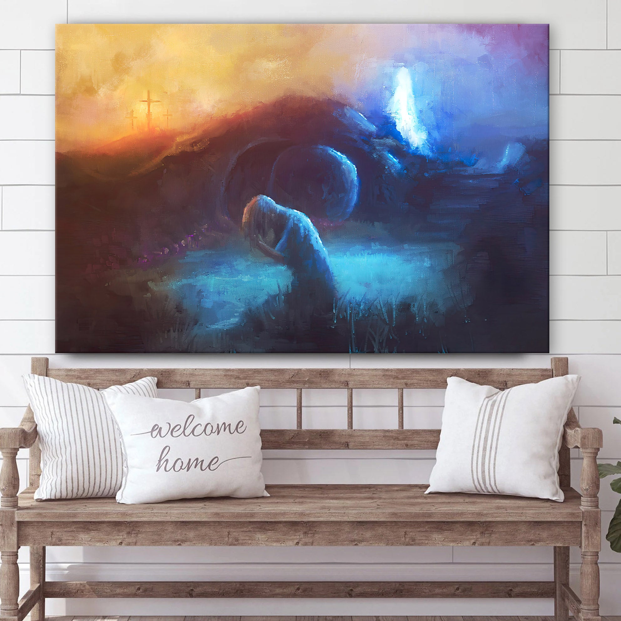 Painting Of The Day – He Is Risen Canvas Christian Wall Art