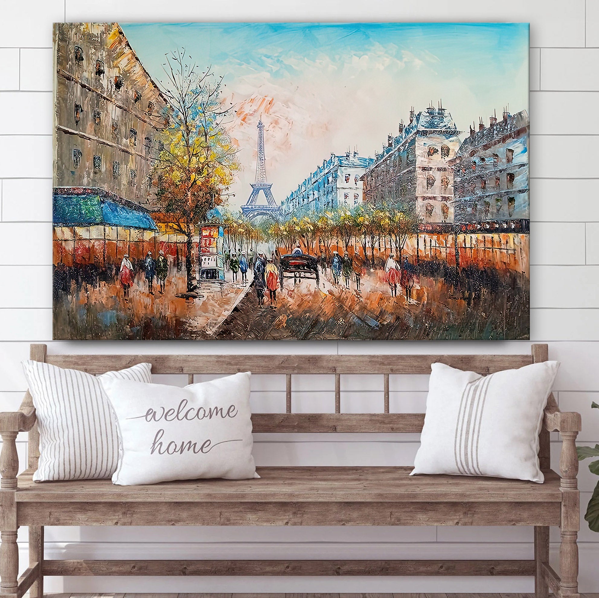 Paris Oil Painting Canvas Wall Art – Canvas Wall Decor – Home Decor Living Room