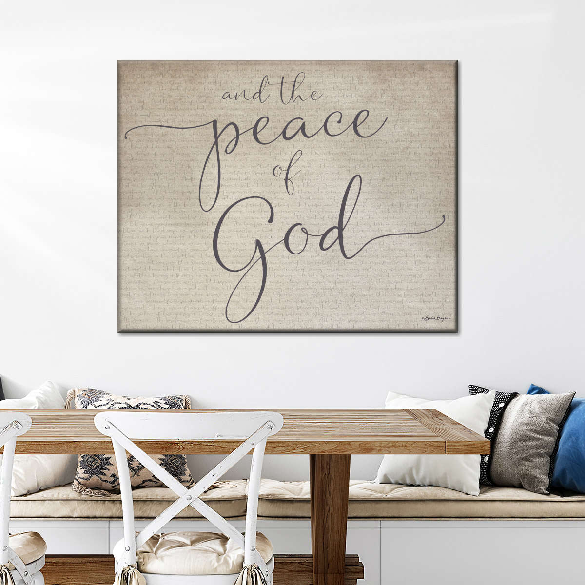 Peace Of God Canvas Wall Art – Christian Canvas Wall Art – Religious Wall Art Canvas